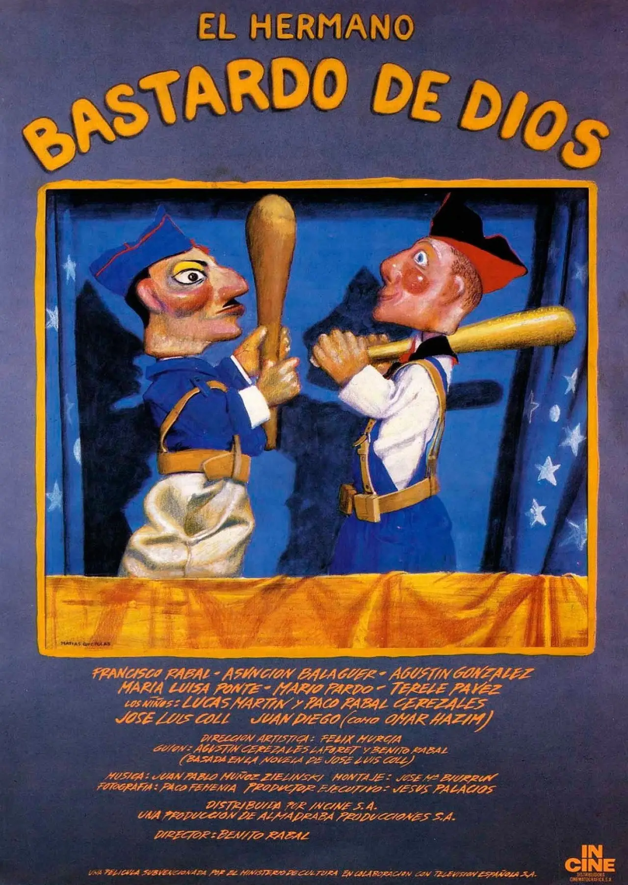 Plakat filmowy "El hermano bastardo de Dios"