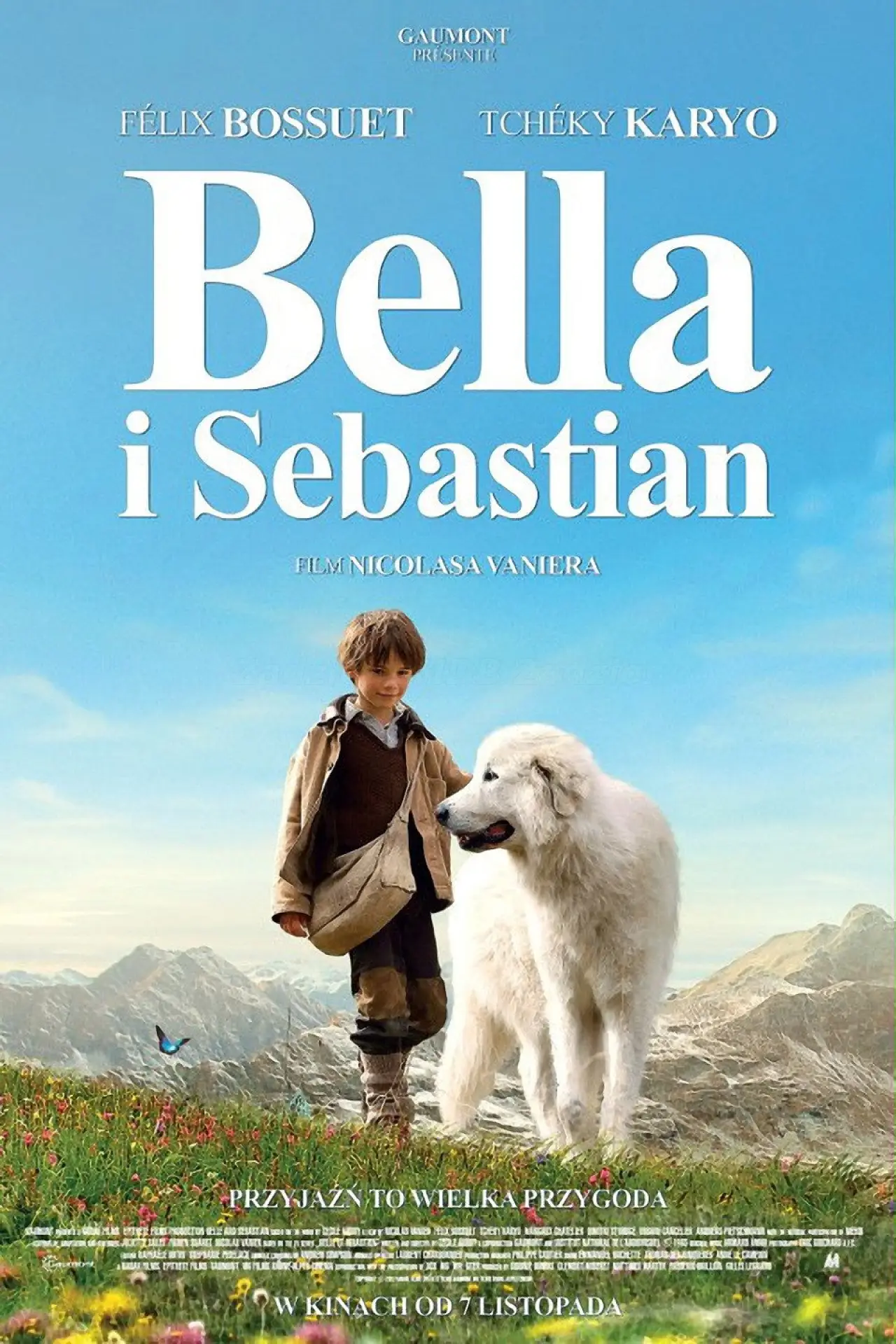 Plakat filmowy "Bella i Sebastian"