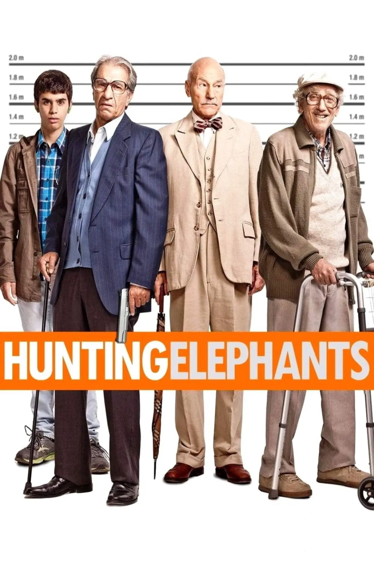 Plakat filmowy "לצוד פילים"