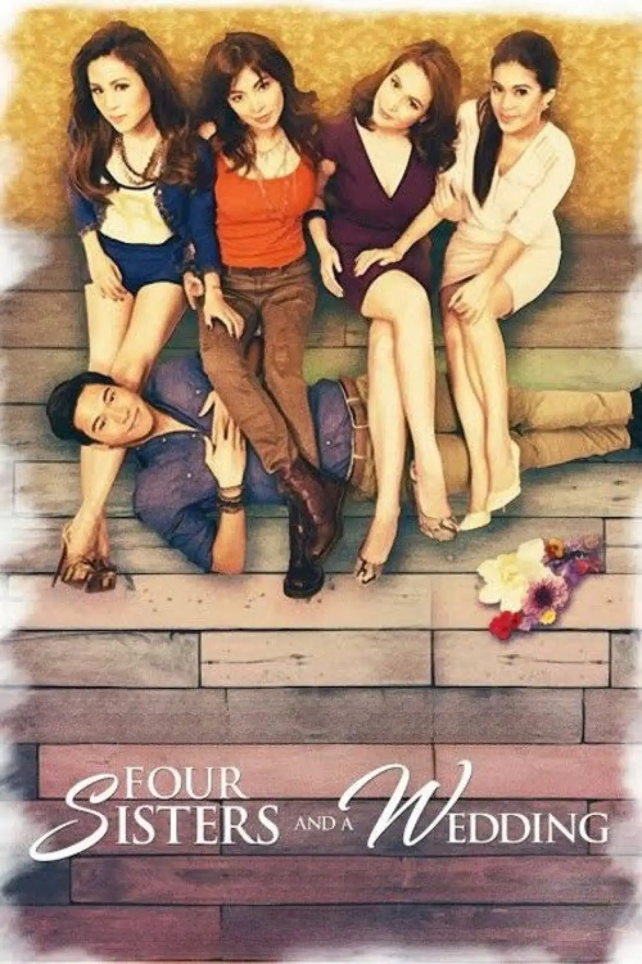 Plakat filmowy "Four Sisters and a Wedding"