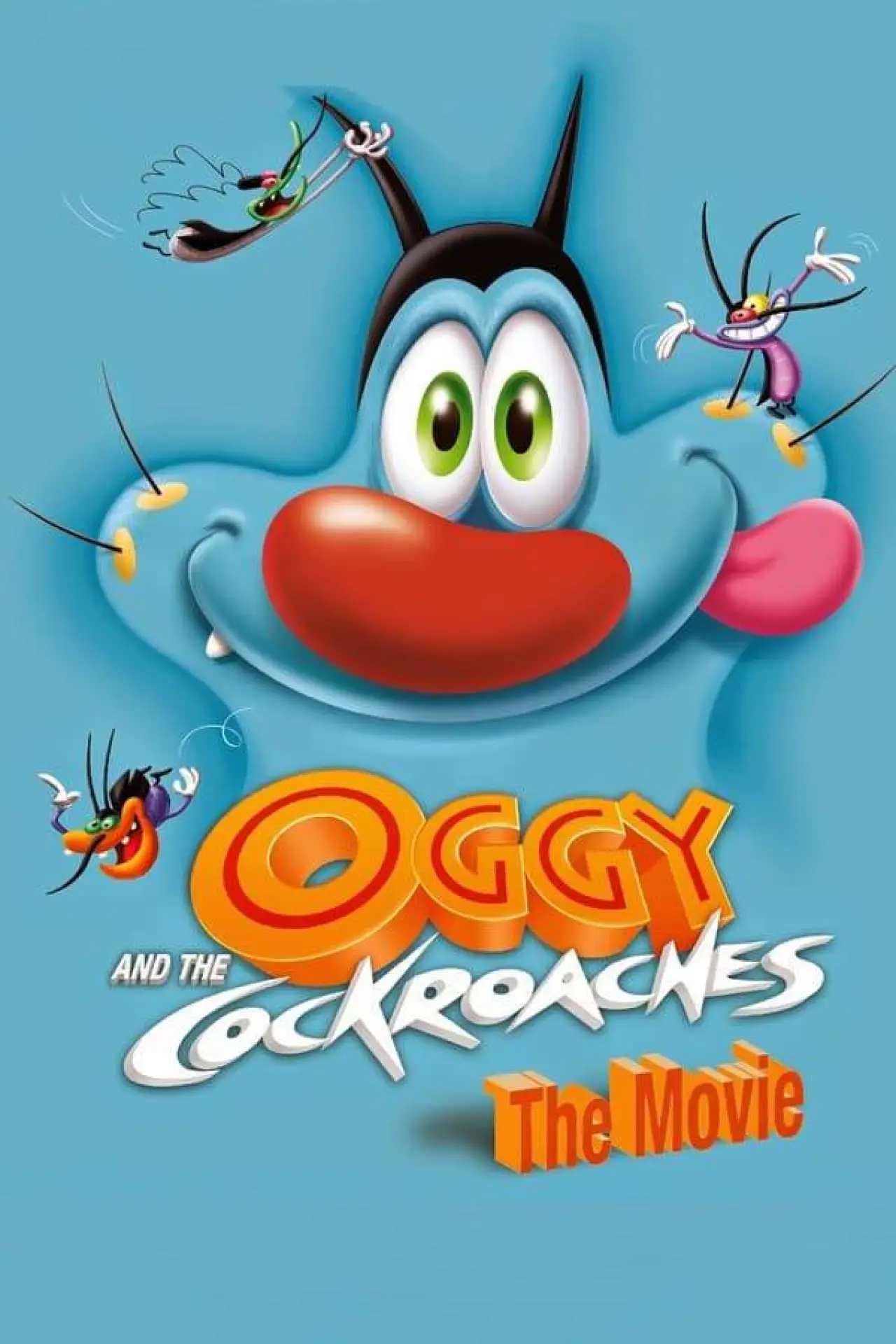 Plakat filmowy "Oggy i karaluchy"