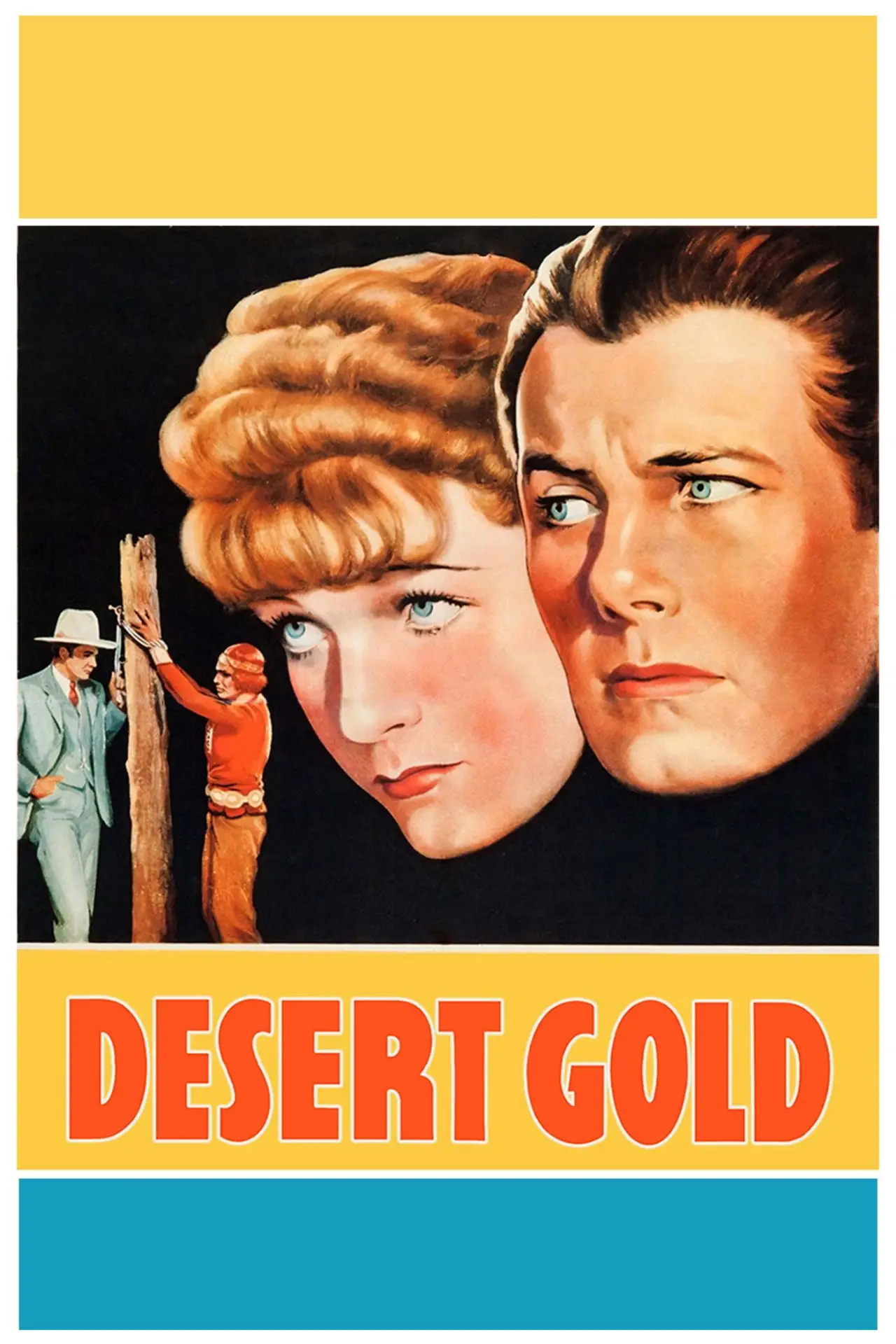 Plakat filmowy "Desert Gold"