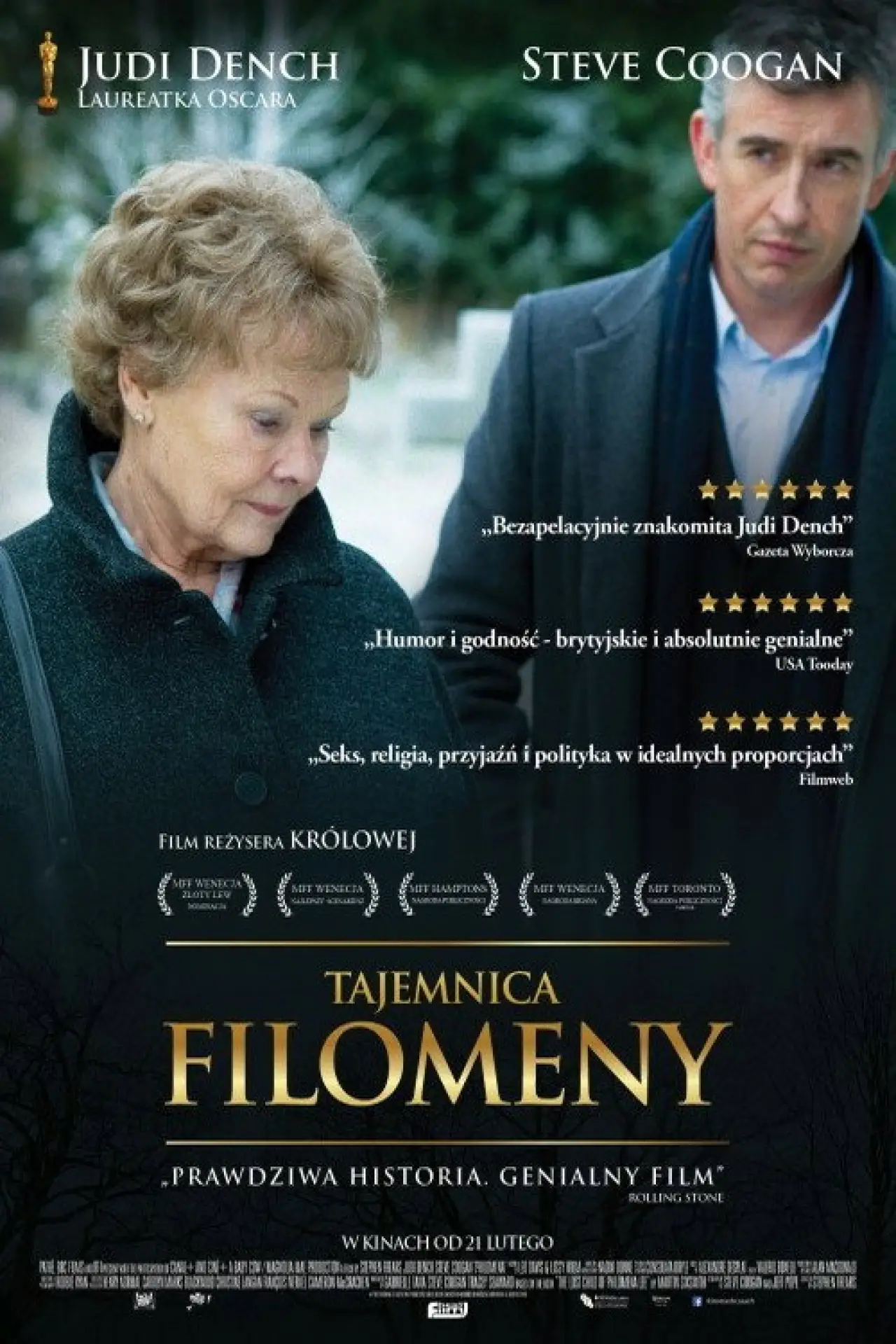 Plakat filmowy "Tajemnica Filomeny"