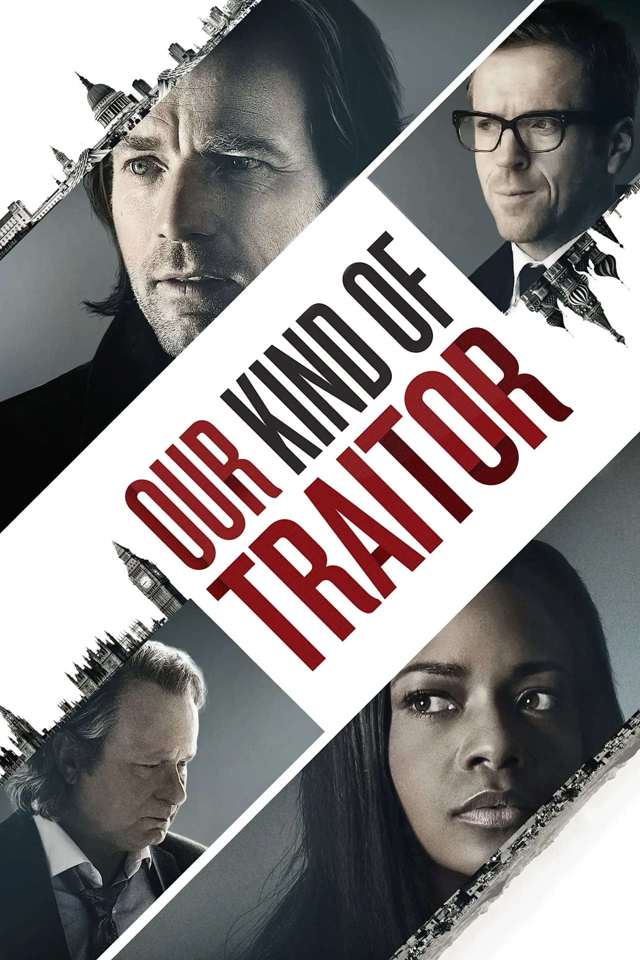 Plakat filmowy "Zdrajca w naszym typie"