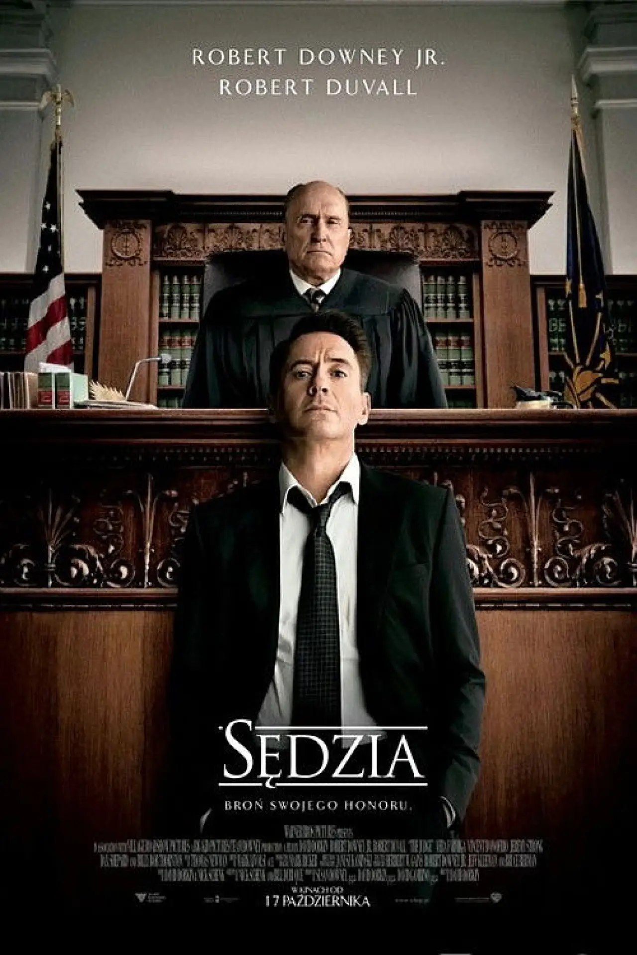 Plakat filmowy "Sędzia"