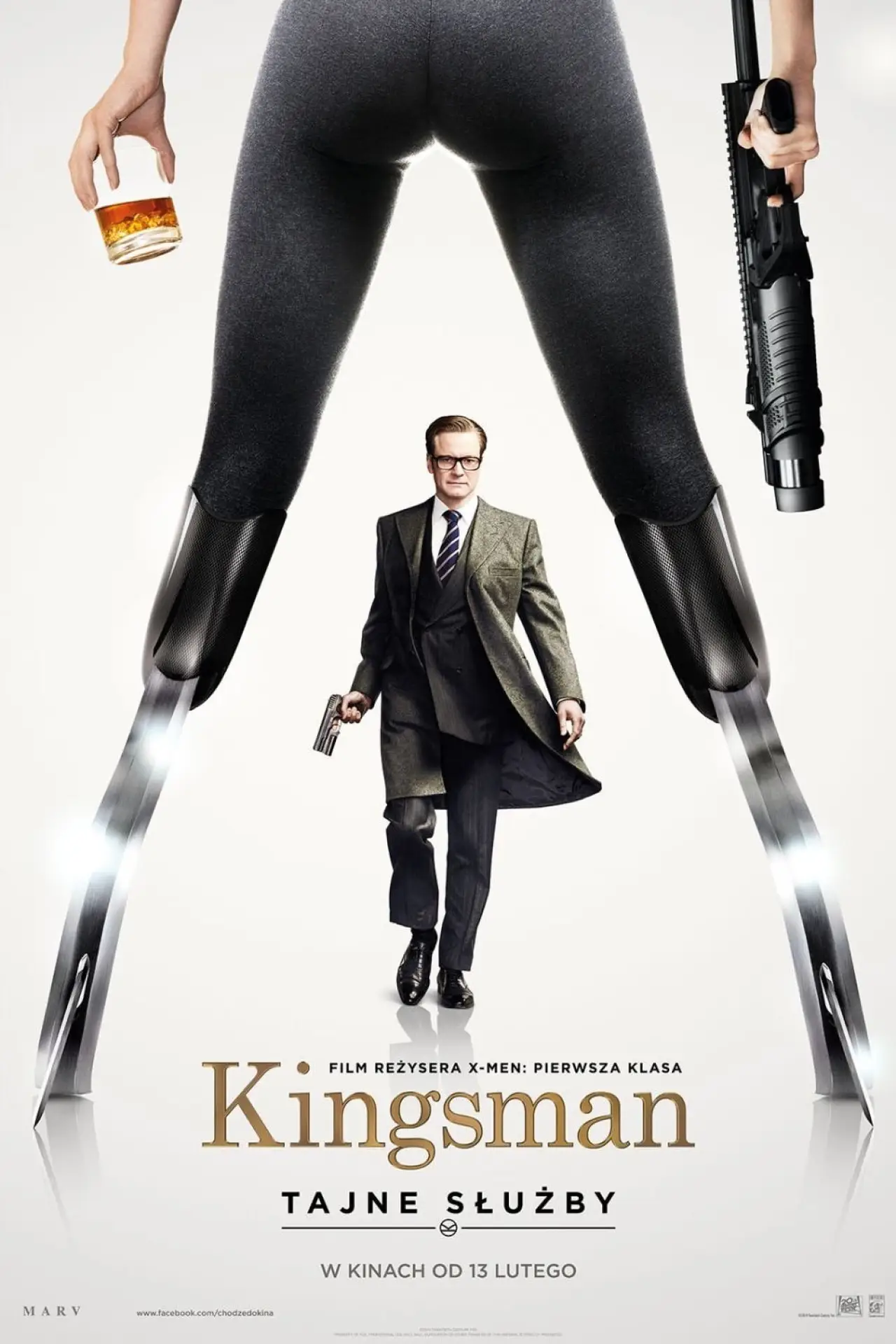Plakat filmowy "Kingsman: Tajne służby"