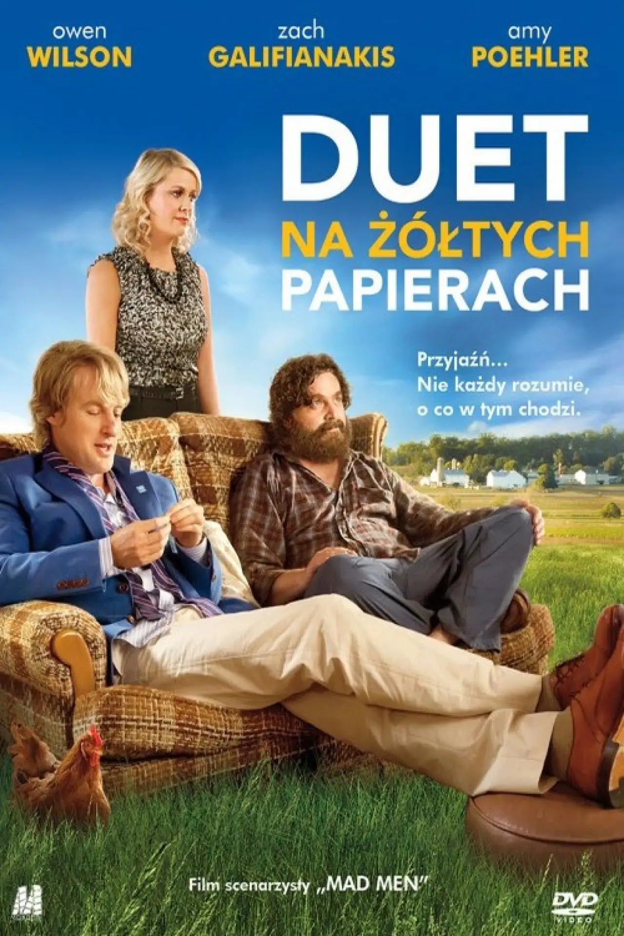 Plakat filmowy "Duet na żółtych papierach"