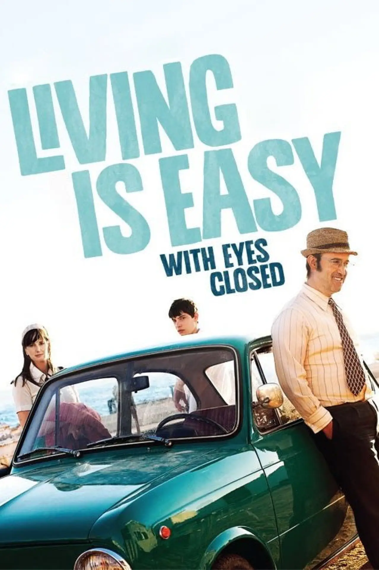 Plakat filmowy "Łatwiej jest nie patrzeć"