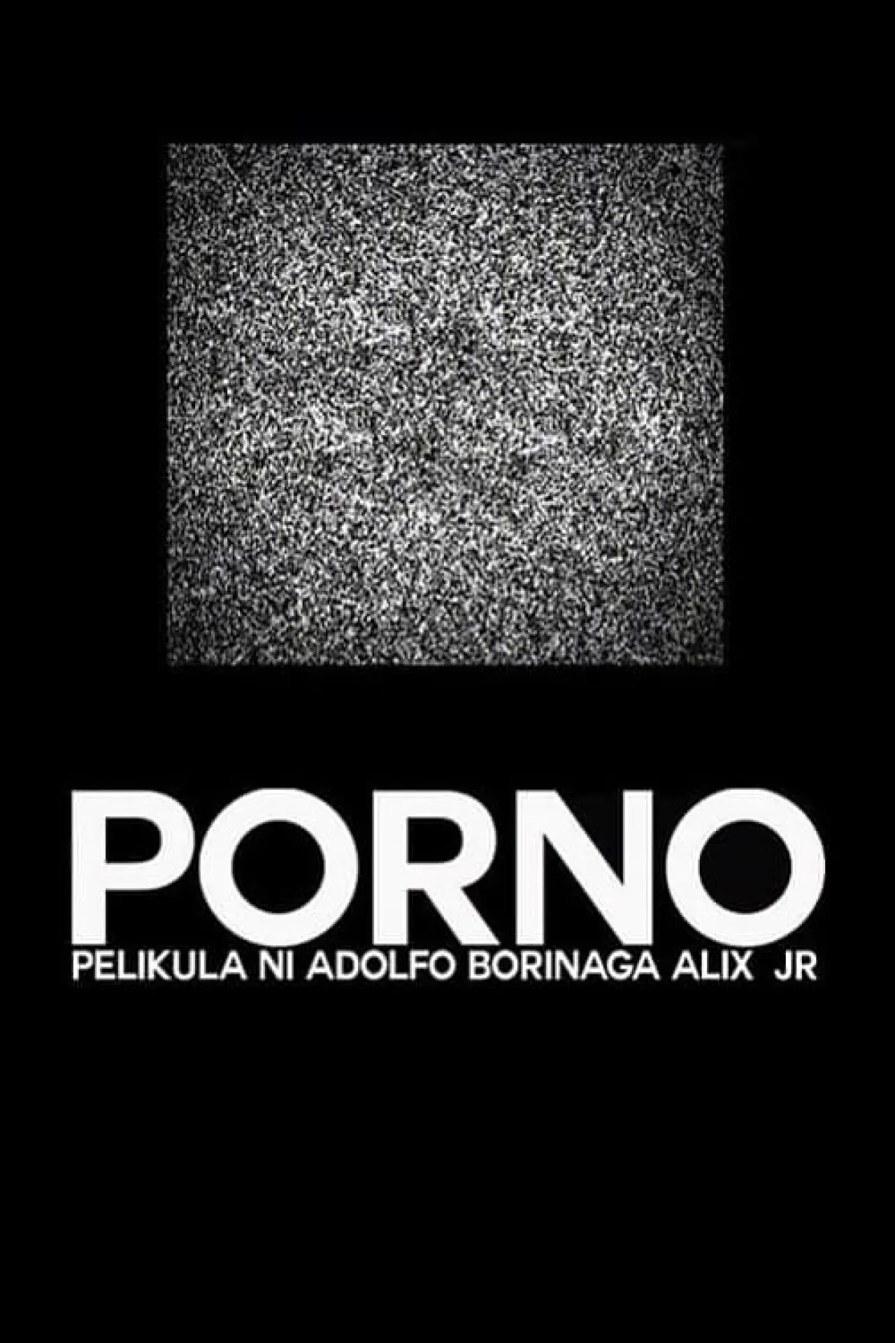Plakat filmowy "Porno"
