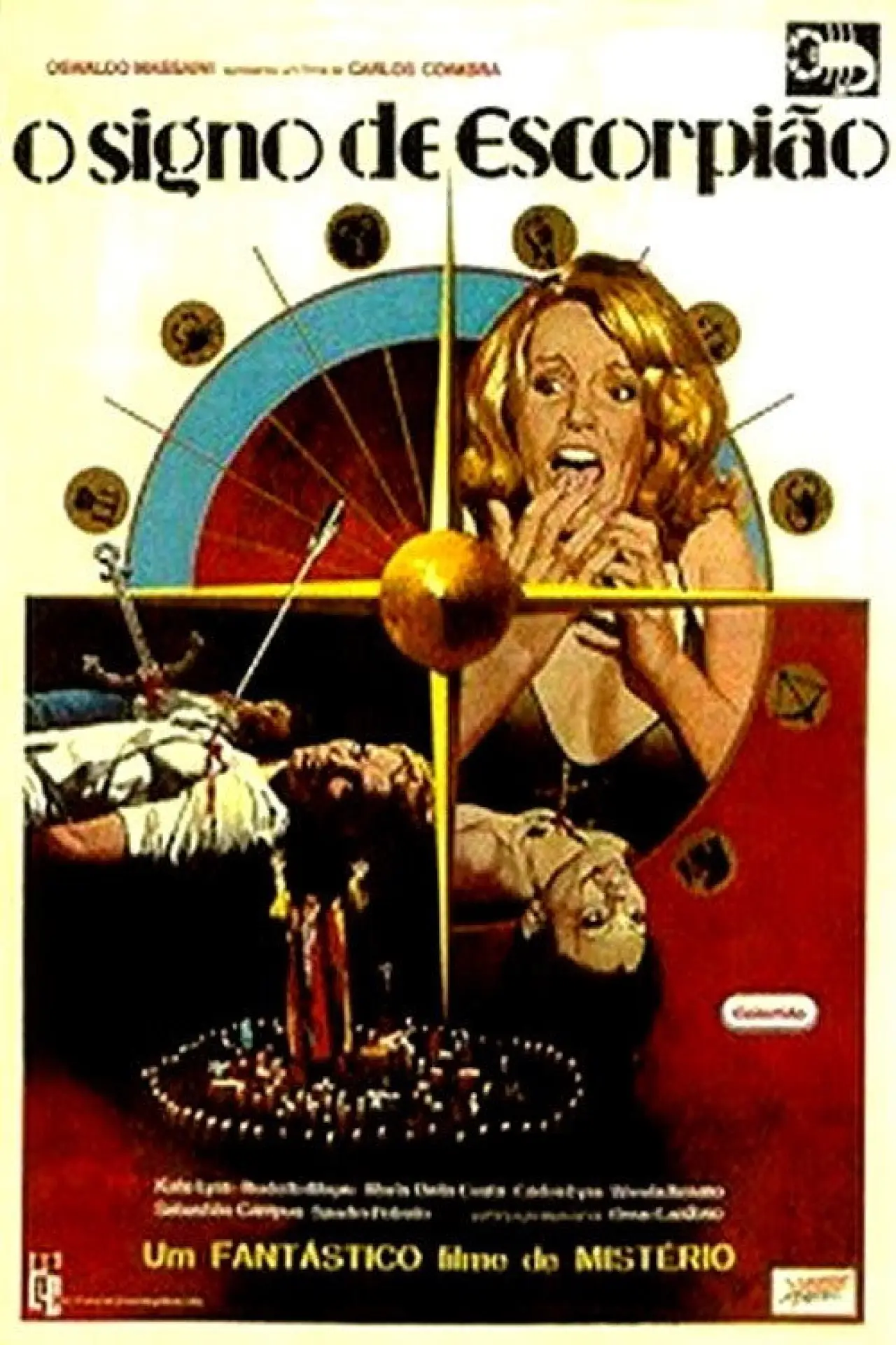 Plakat filmowy "O Signo de Escorpião"