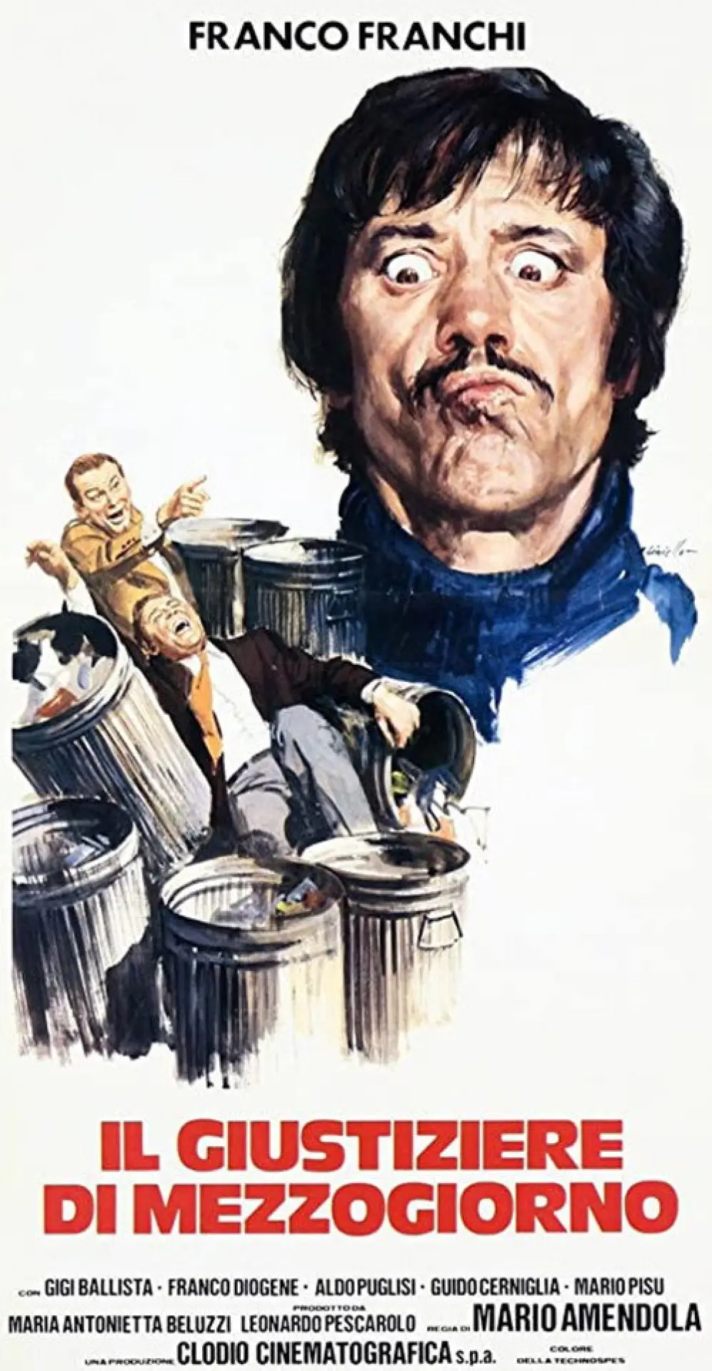 Plakat filmowy "Il giustiziere di mezzogiorno"