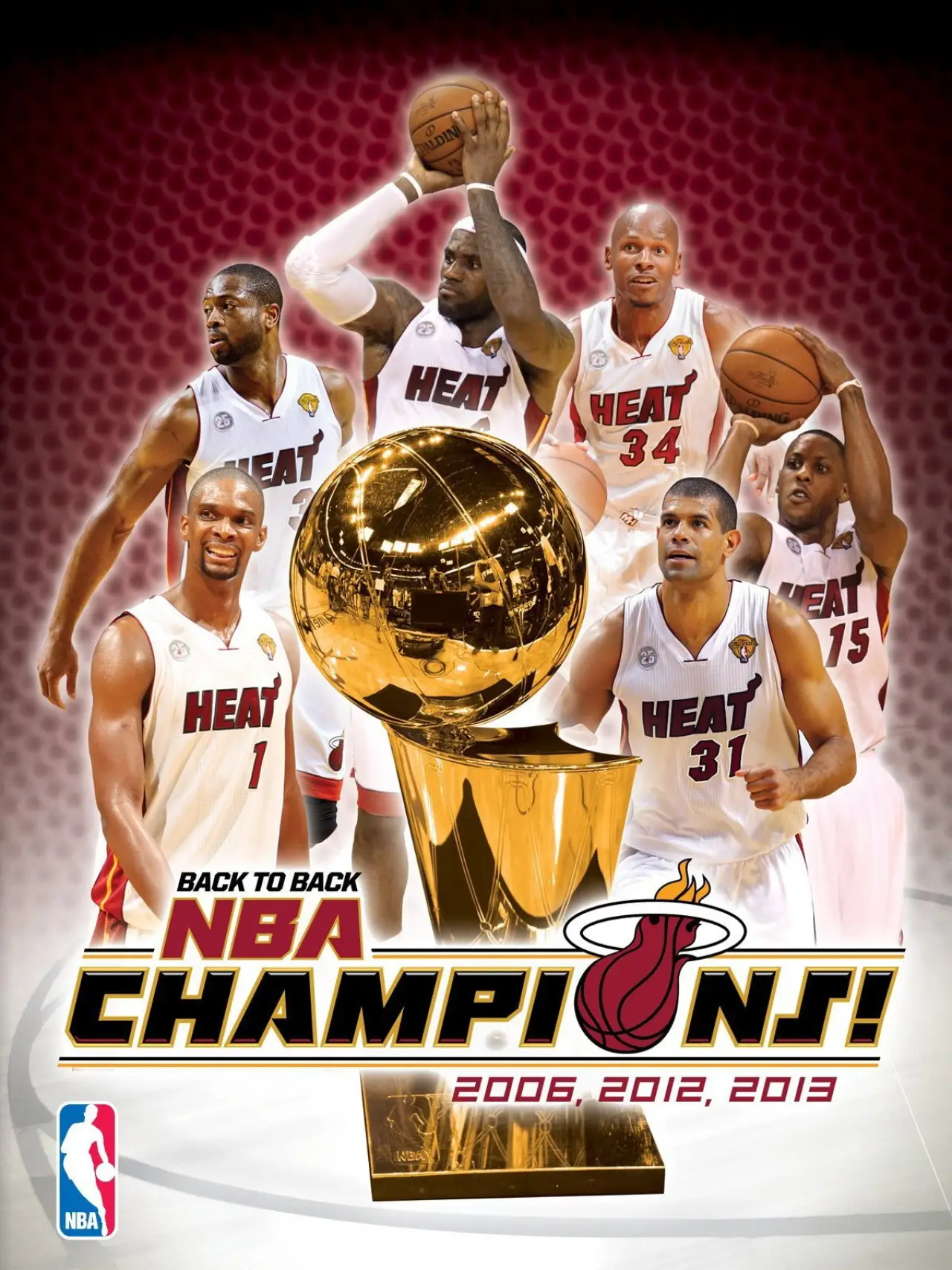 Plakat filmowy "2013 NBA Champions: Miami Heat"