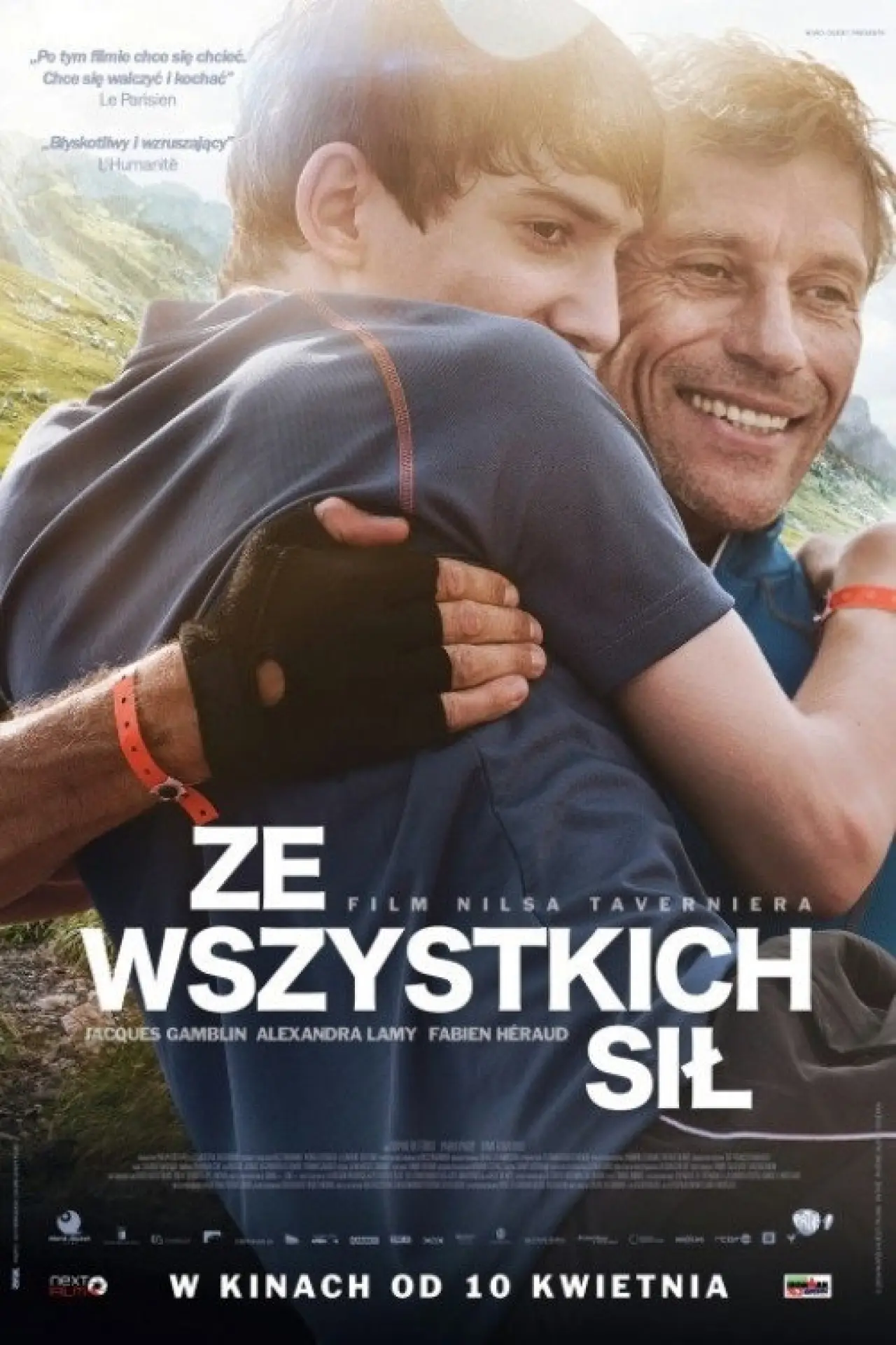 Plakat filmowy "Ze wszystkich sił"