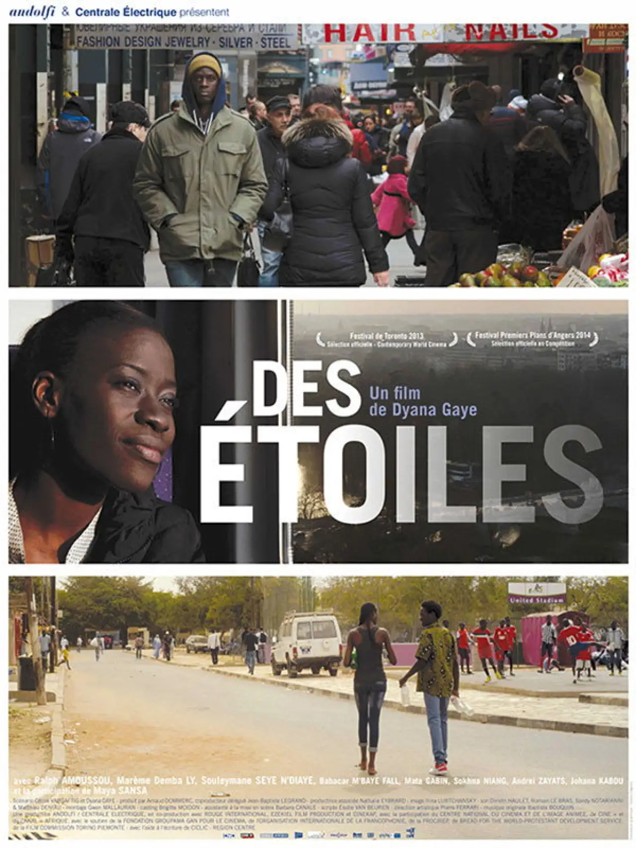 Plakat filmowy "Des étoiles"