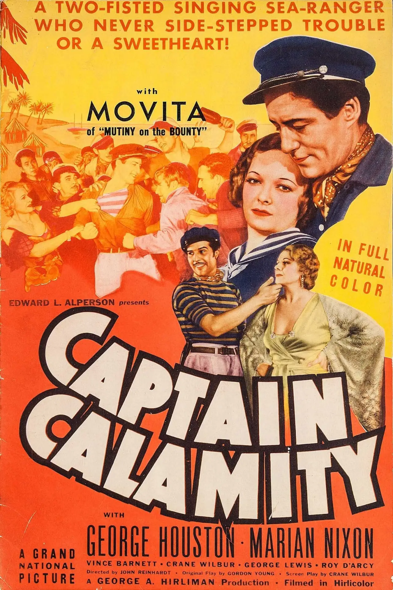 Plakat filmowy "Captain Calamity"