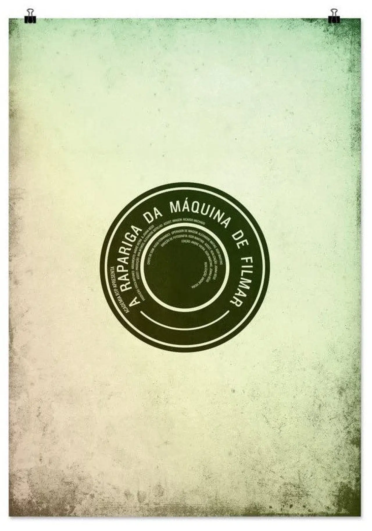 Plakat filmowy "A Rapariga da Máquina de Filmar"