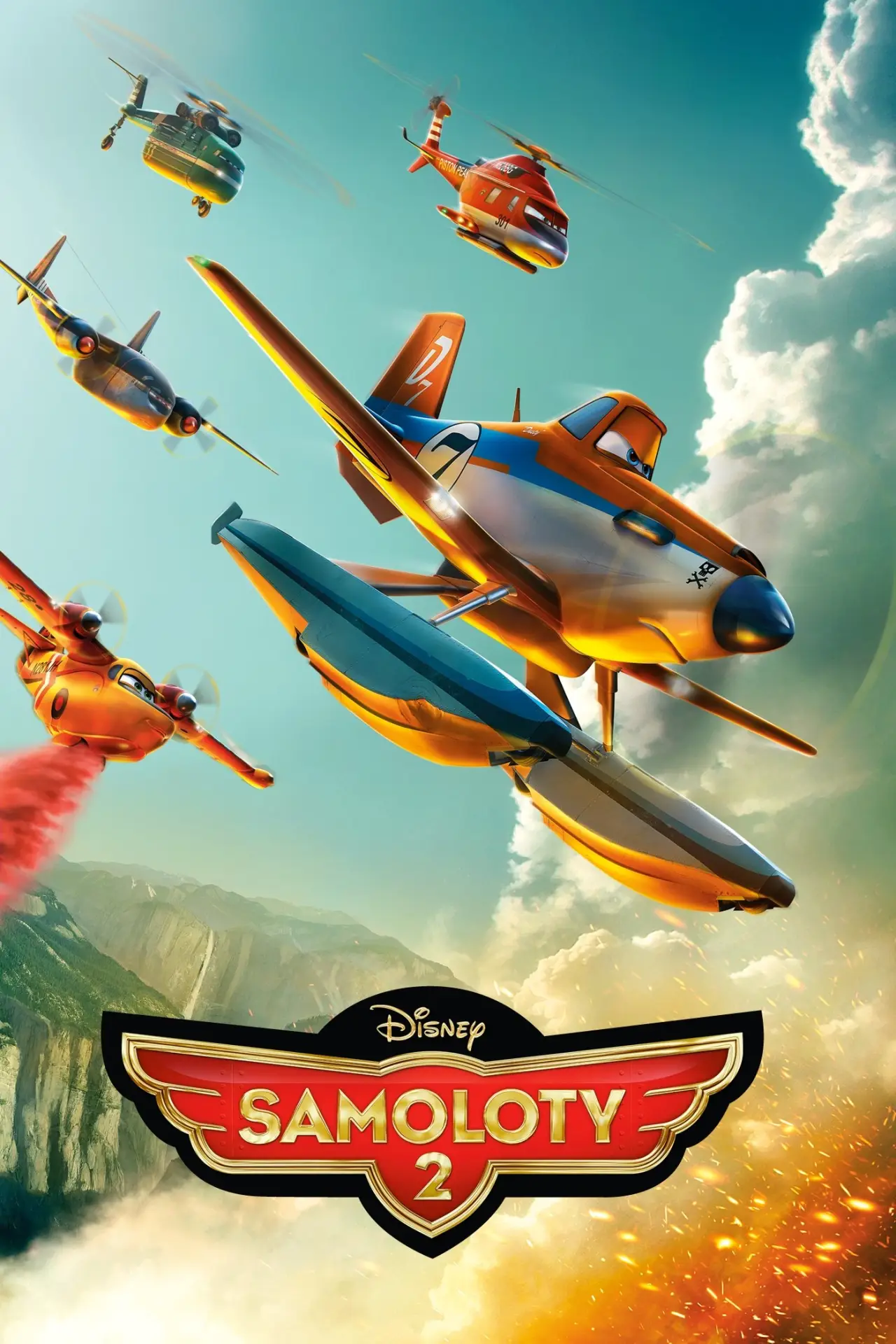 Plakat filmowy "Samoloty 2"
