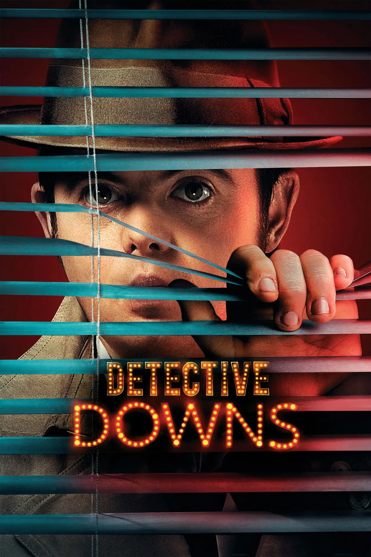 Plakat filmowy "Detektiv Downs"