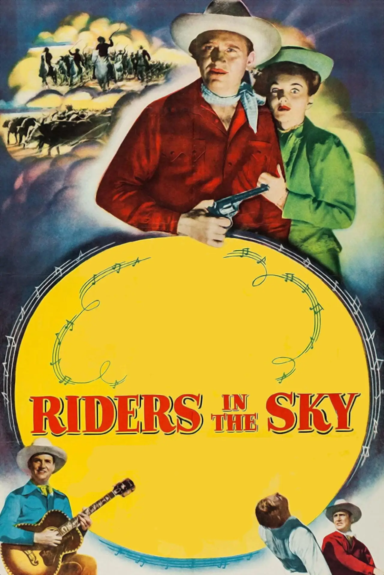 Plakat filmowy "Riders in the Sky"