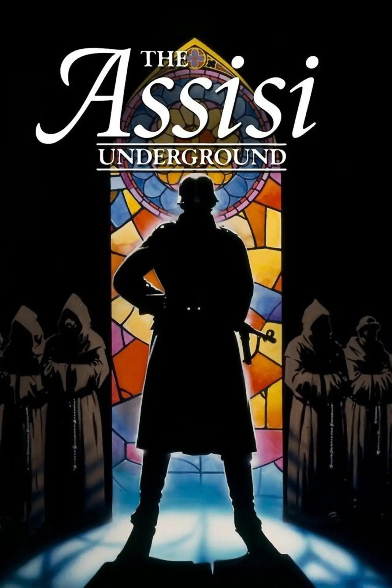 Plakat filmowy "Franciszkanie w ruchu oporu"