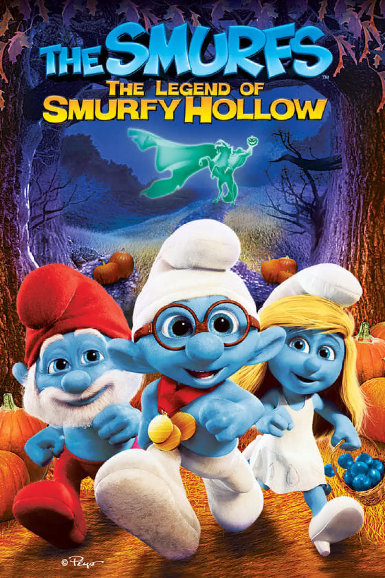 Plakat filmowy "Smerfy: Legenda Smerfnej Doliny"