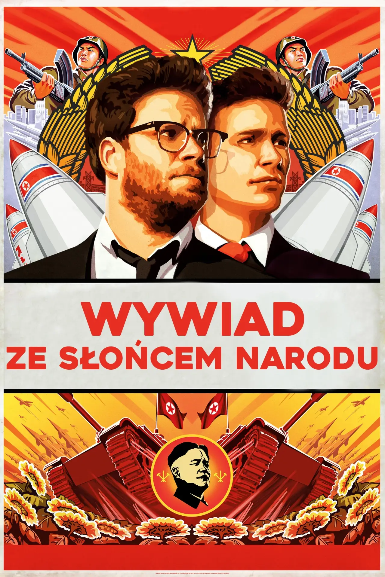 Plakat filmowy "Wywiad ze słońcem narodu"