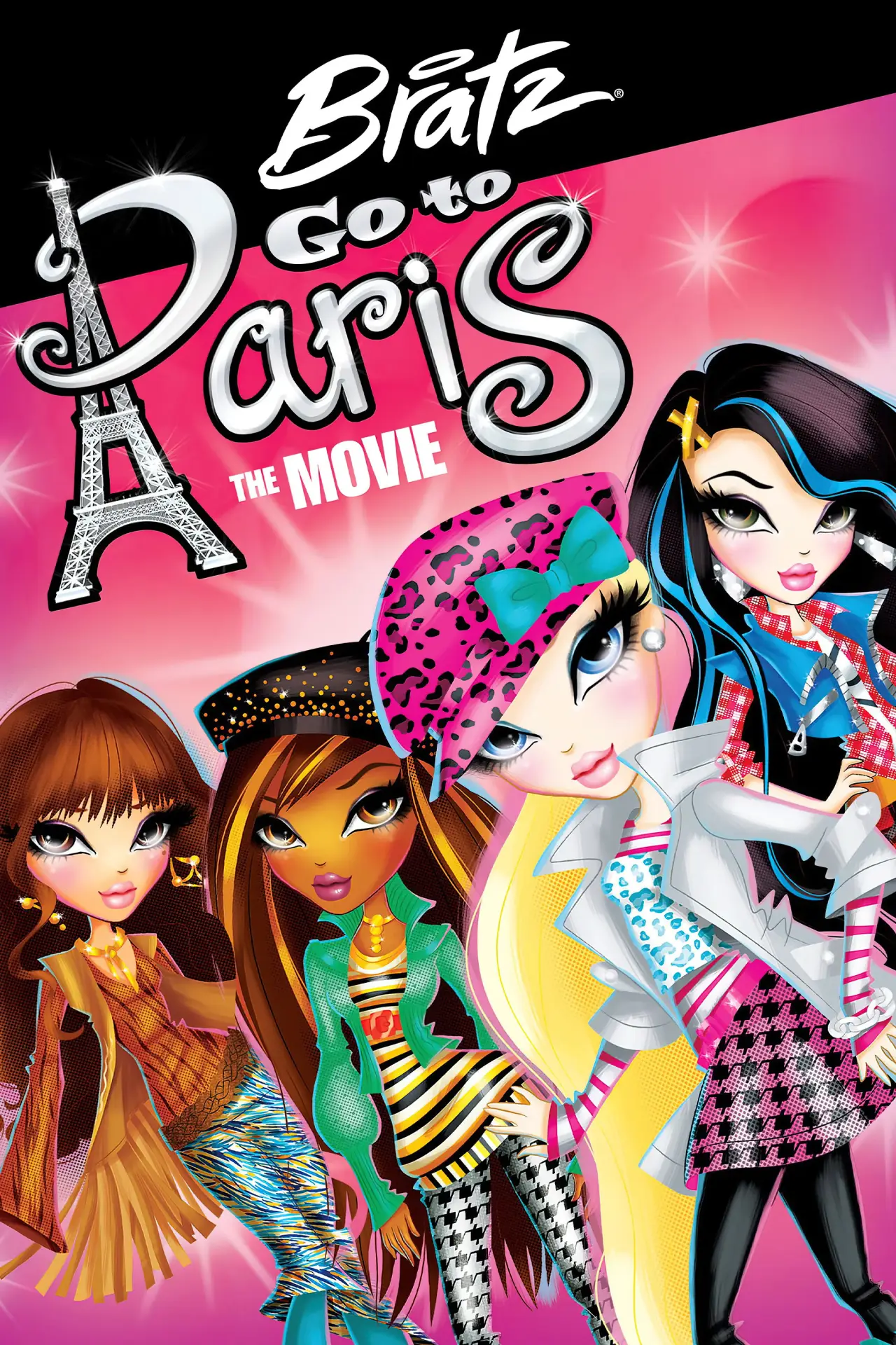 Plakat filmowy "Bratz: Go to Paris"