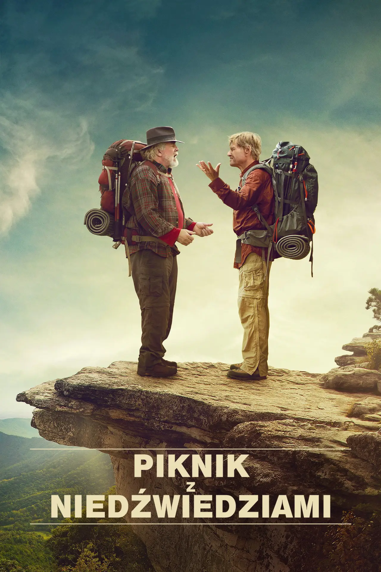 Plakat filmowy "Piknik z niedźwiedziami"
