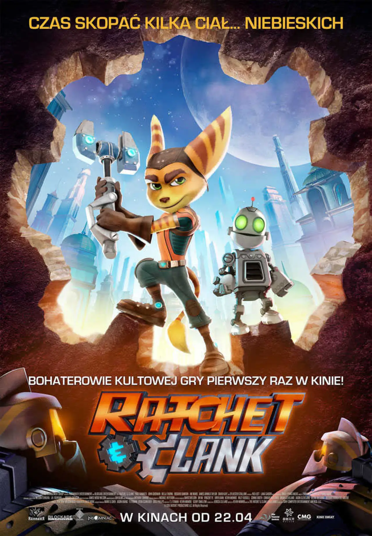 Plakat filmowy "Ratchet i Clank"