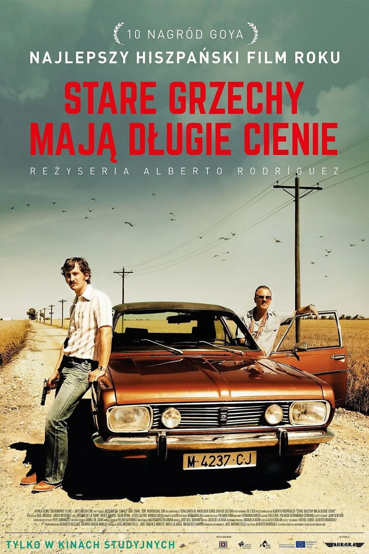 Plakat filmowy "Stare grzechy mają długie cienie"