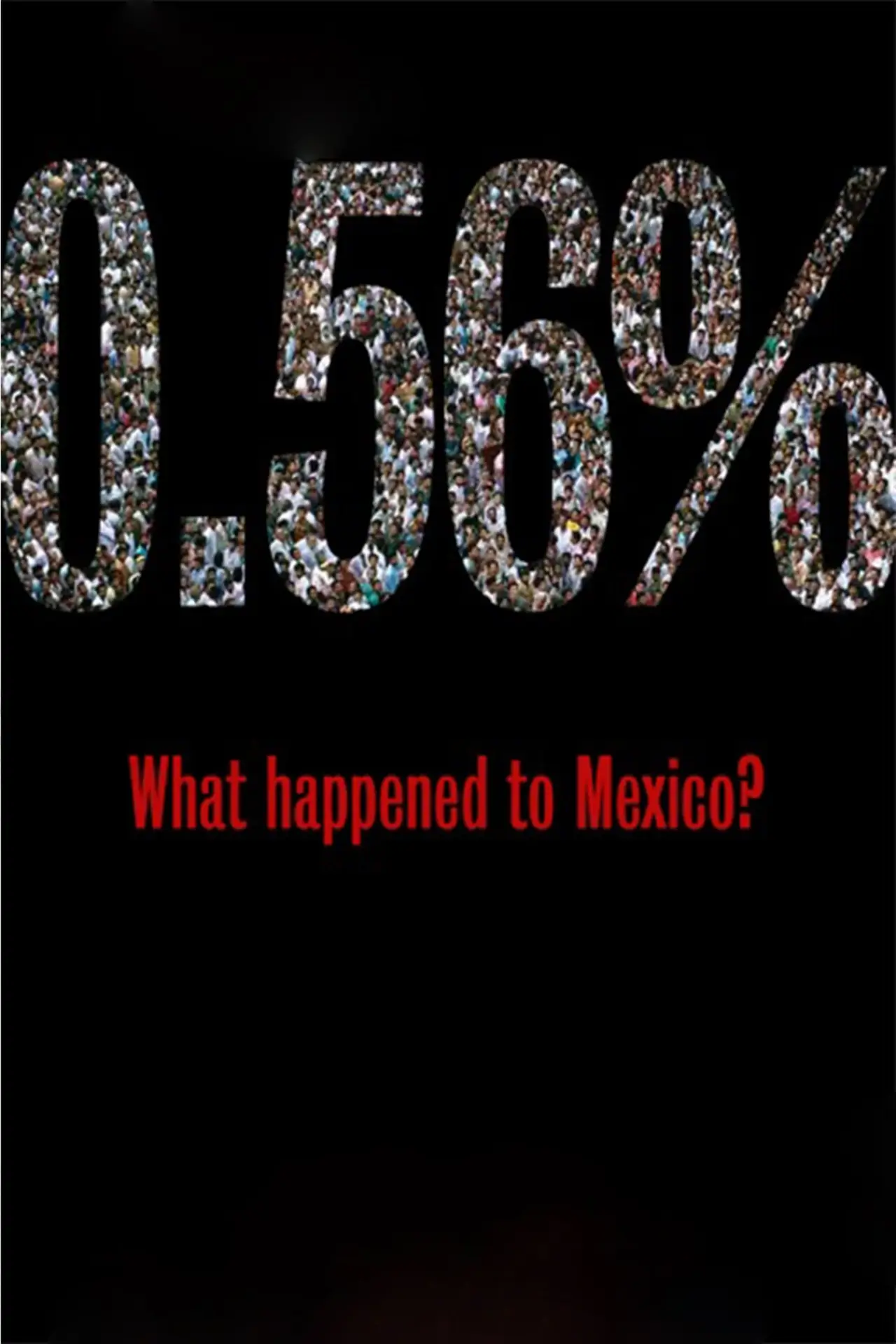 Plakat filmowy "0.56% ¿Qué le pasó a México?"