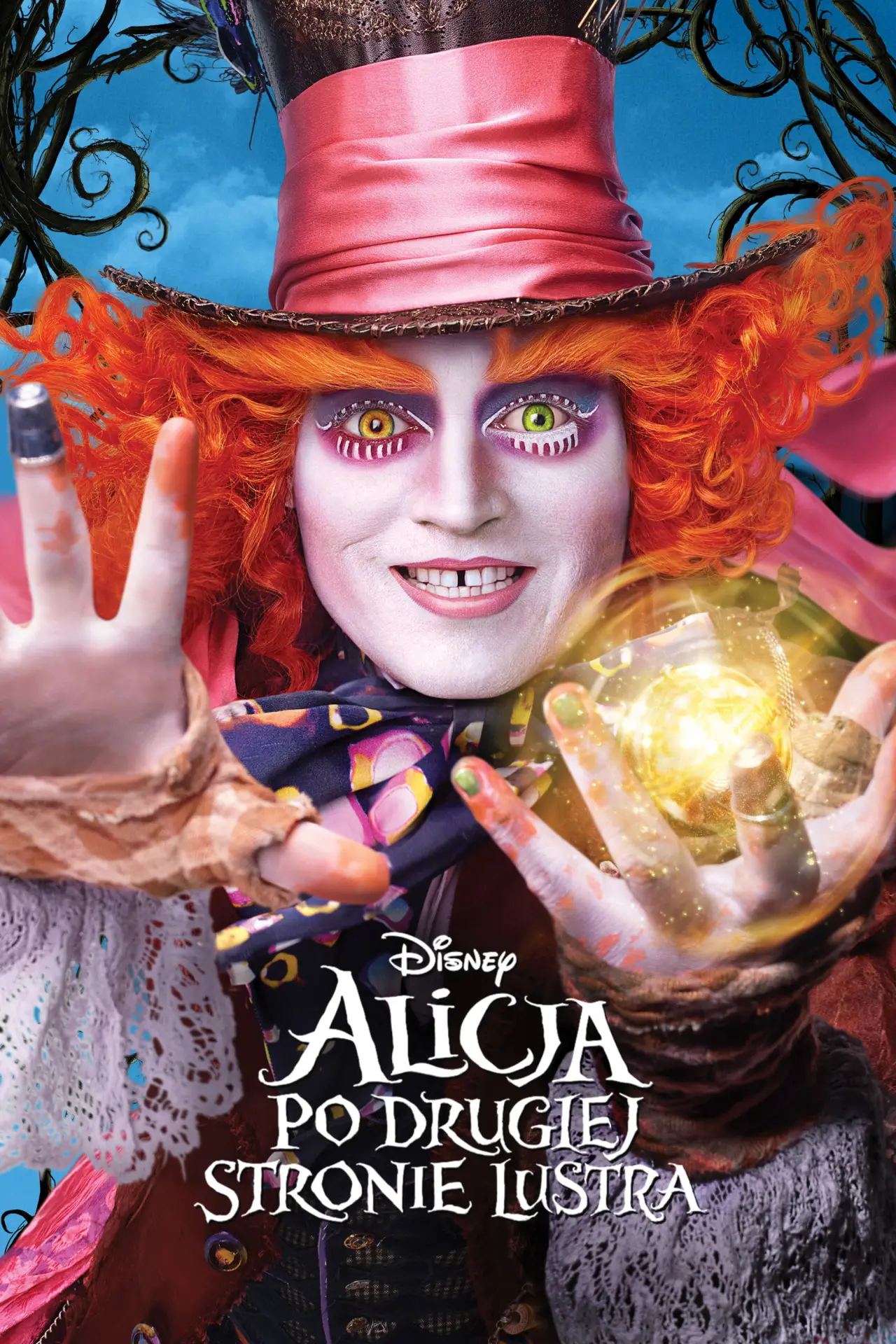 Plakat filmowy "Alicja po drugiej stronie lustra"