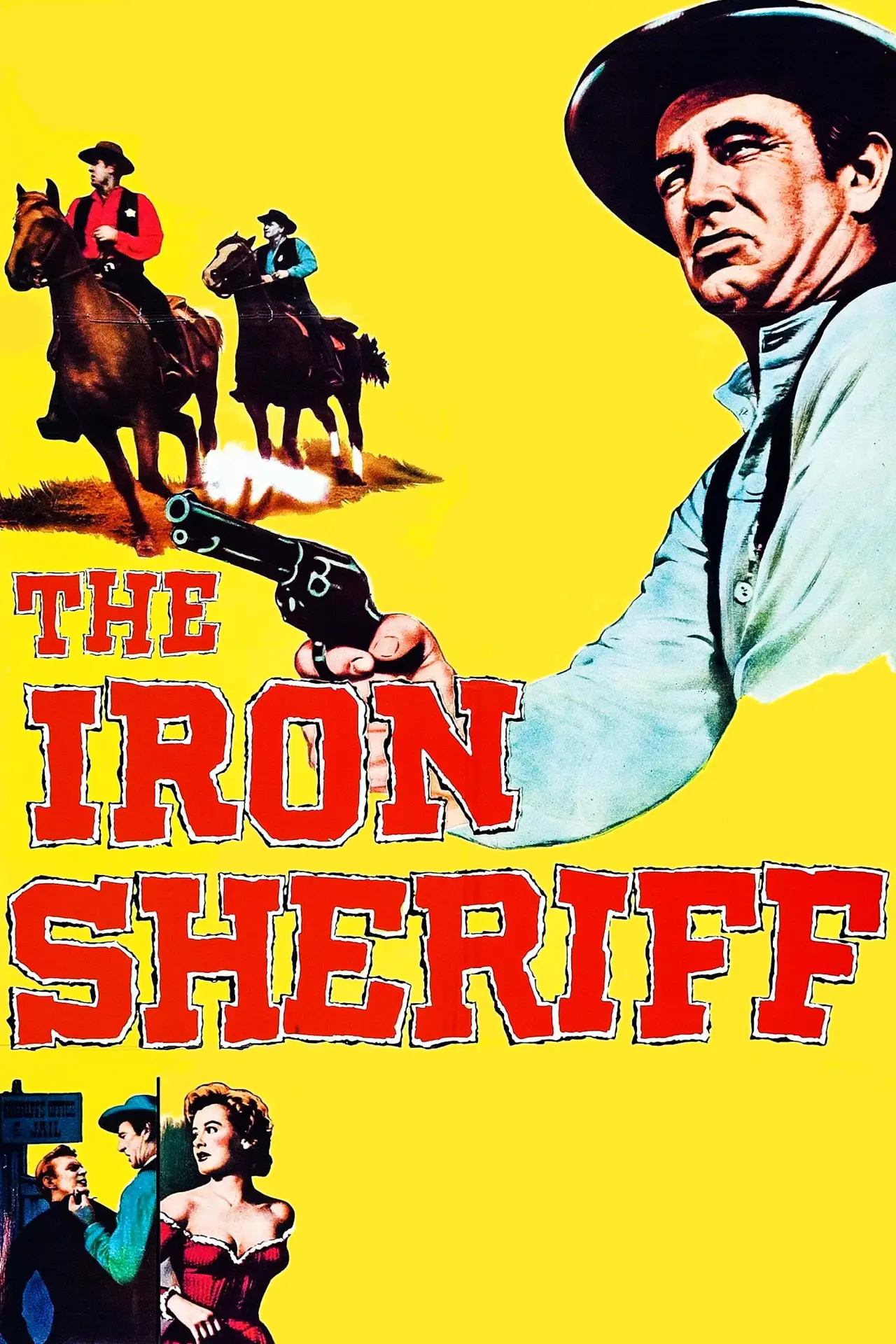 Plakat filmowy "The Iron Sheriff"