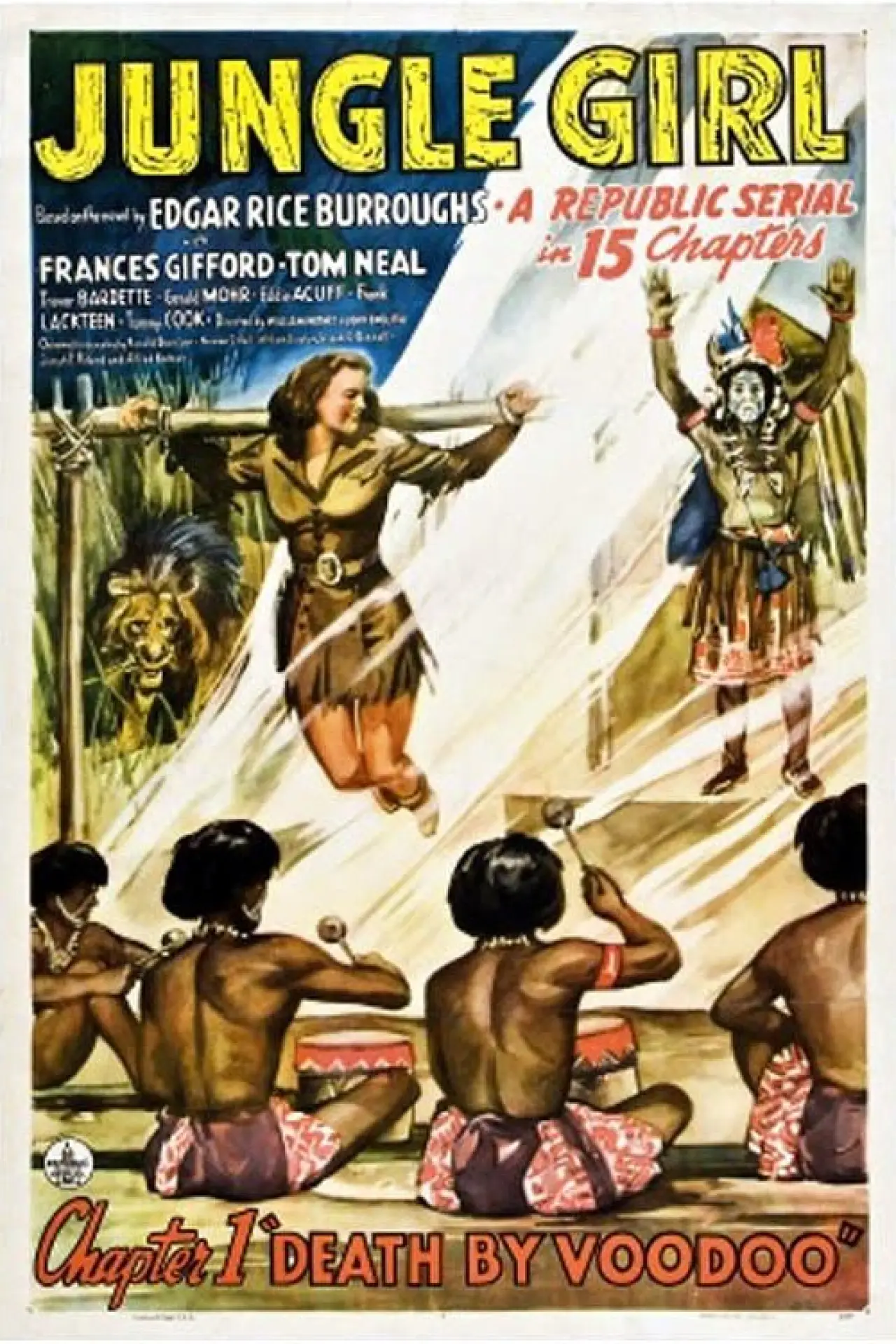 Plakat filmowy "Jungle Girl"