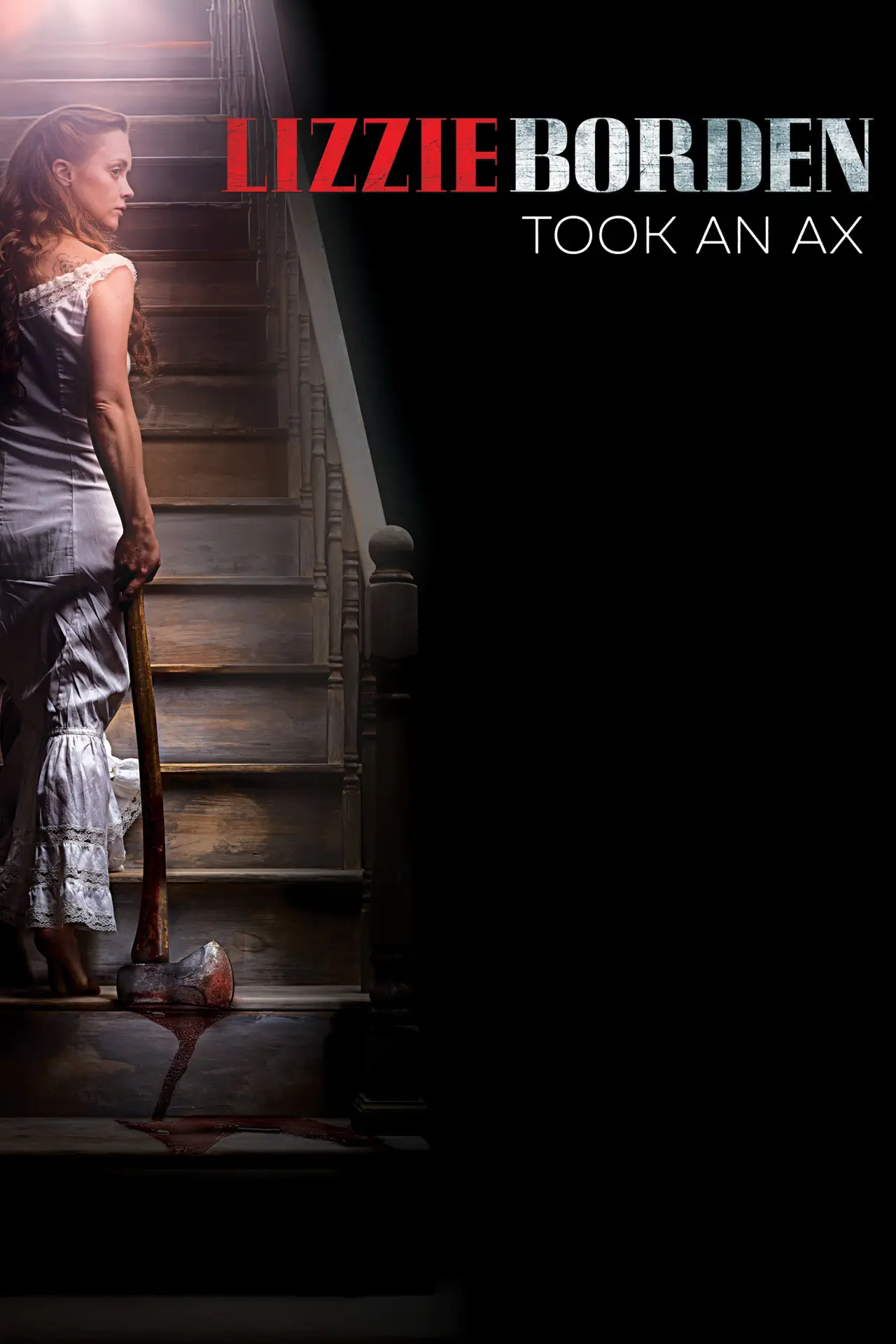 Plakat filmowy "Lizzie Borden chwyta za siekierę"