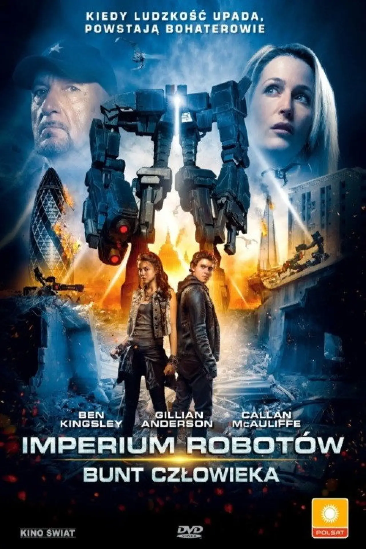 Plakat filmowy "Imperium robotów. Bunt człowieka"