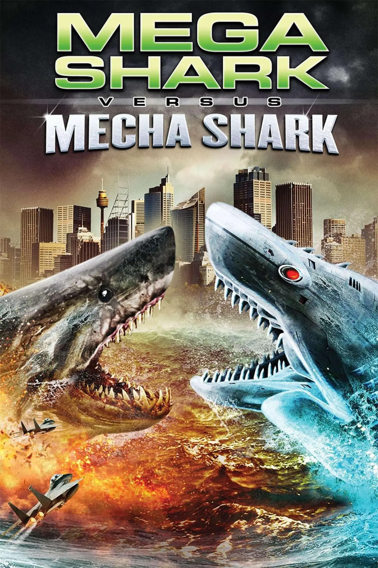 Plakat filmowy "Mega Shark vs. Mecha Shark"