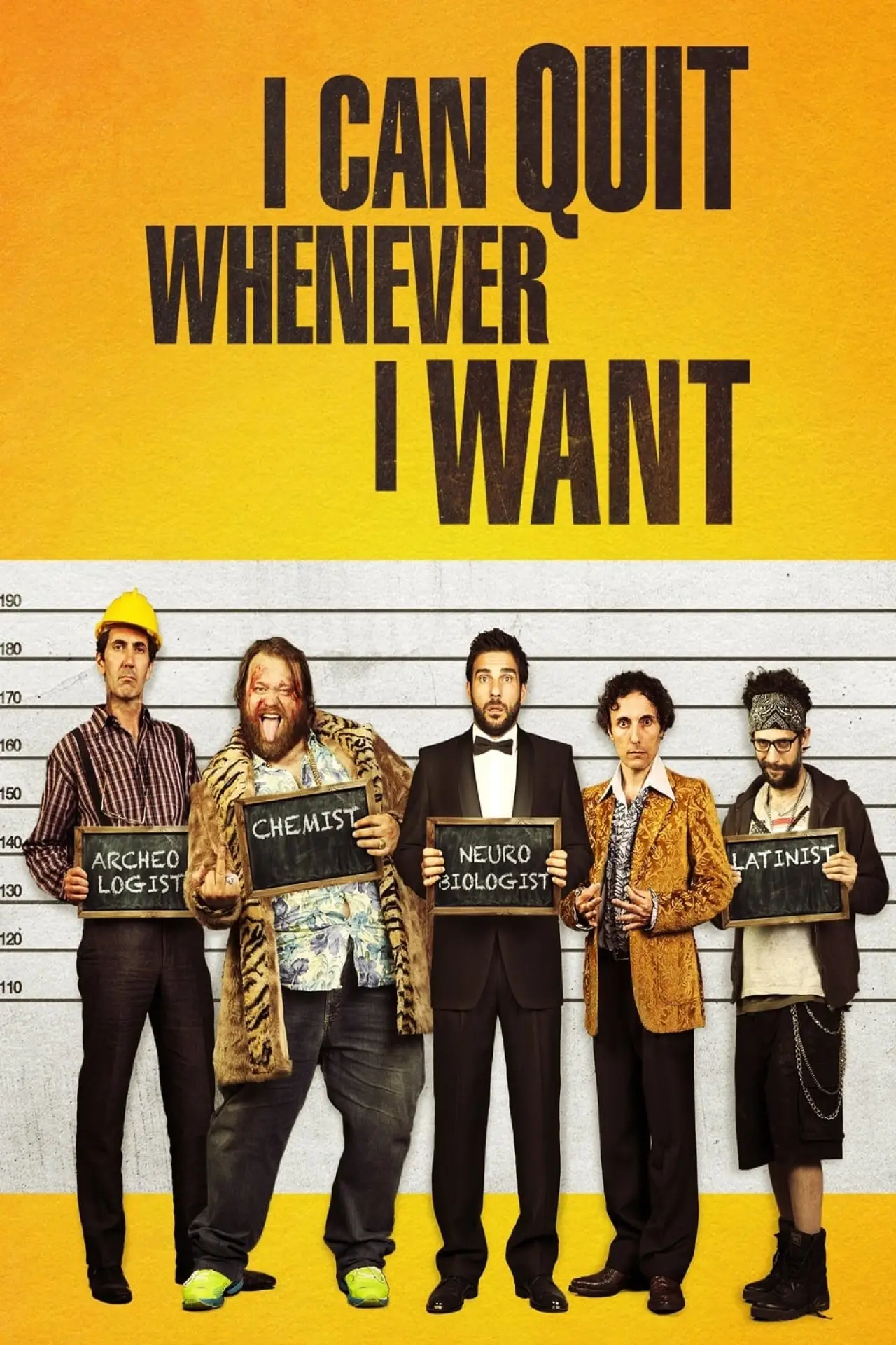 Plakat filmowy "Smetto quando voglio"