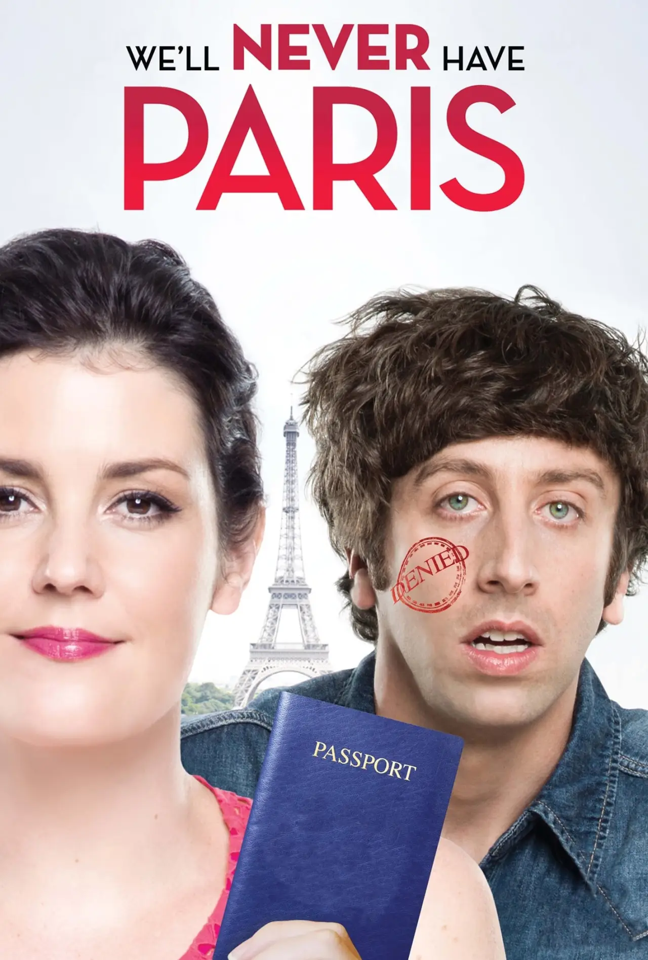 Plakat filmowy "Nie dla nas Paryż"