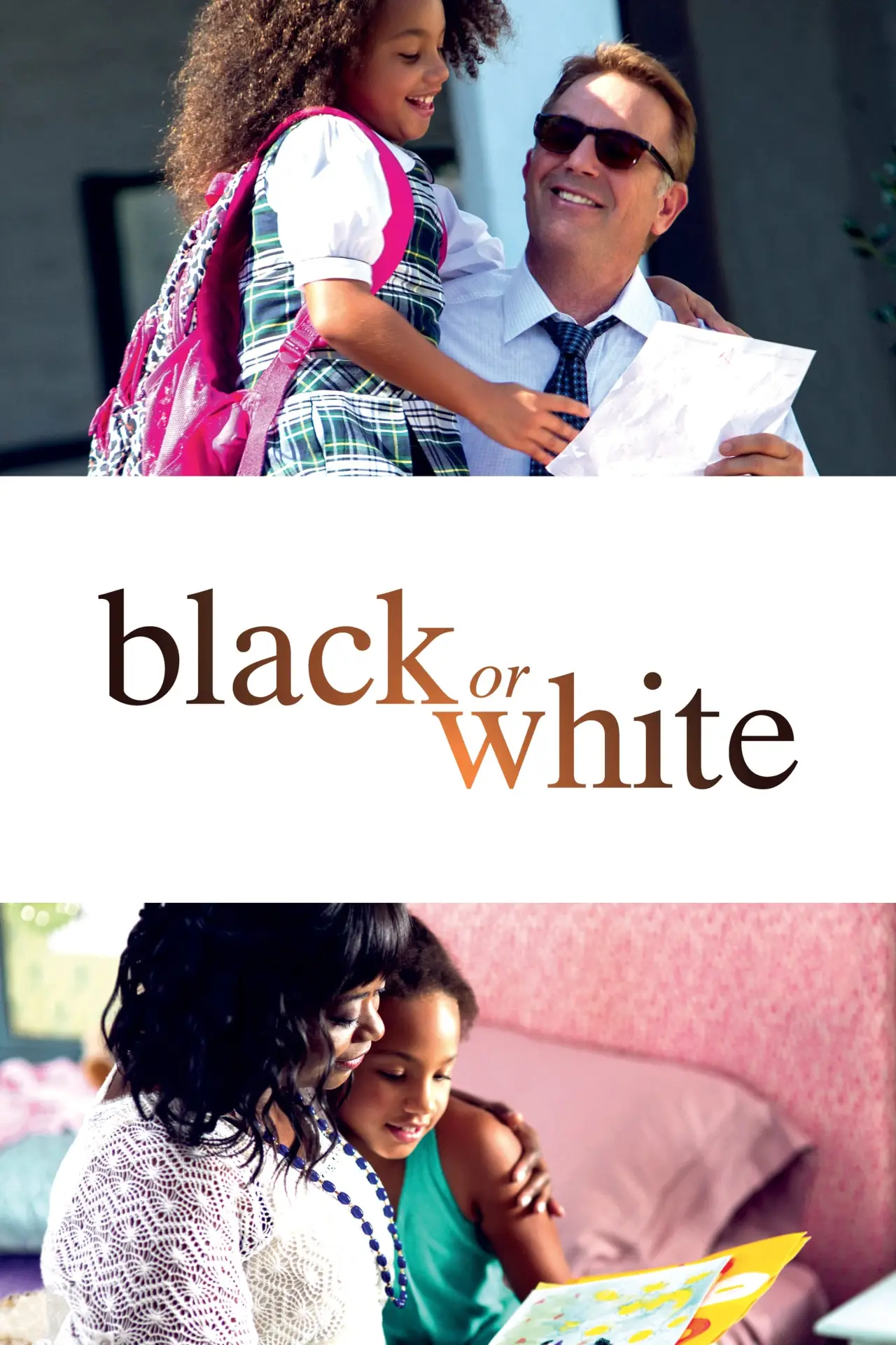 Plakat filmowy "Black or White"