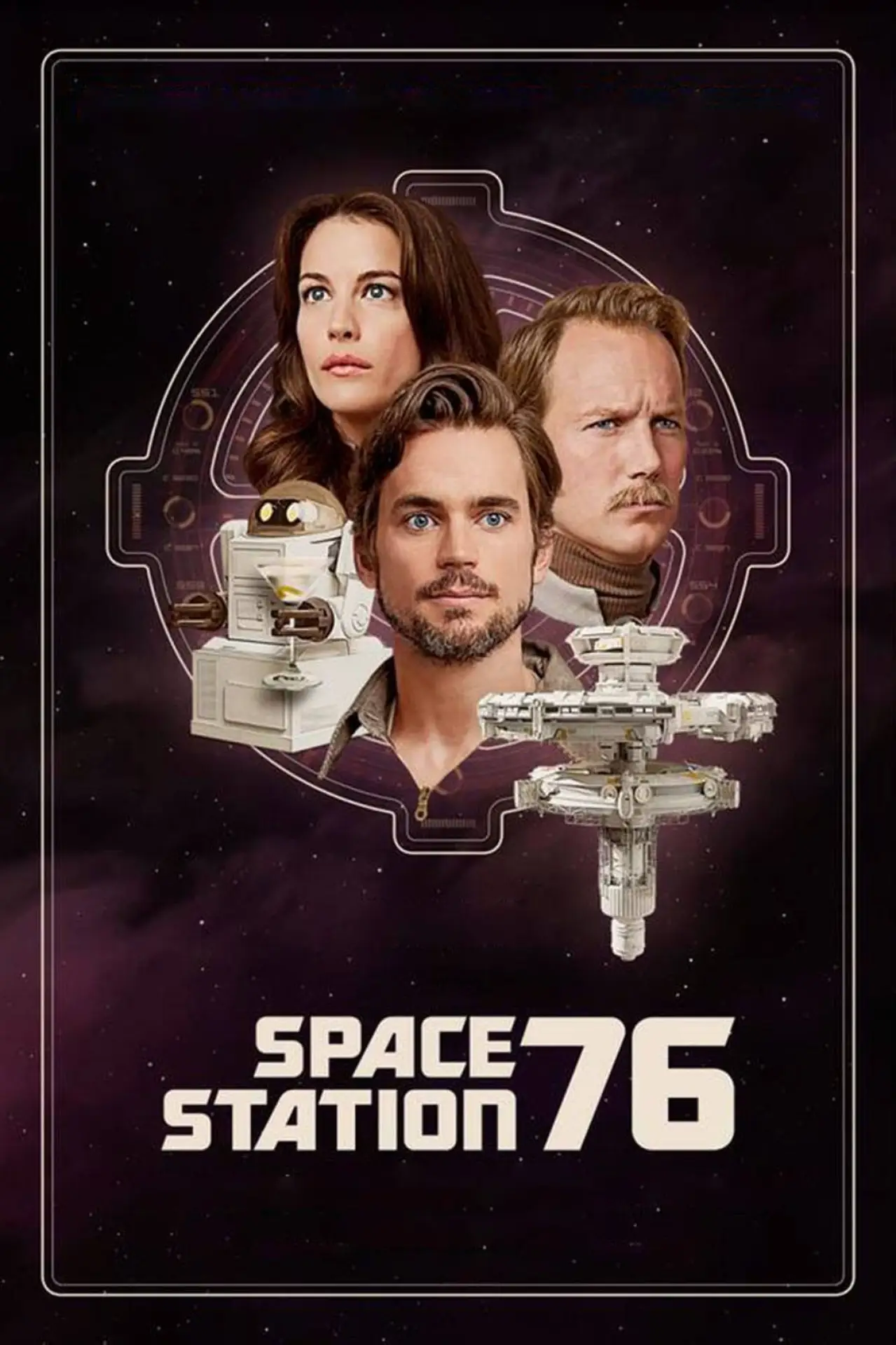 Plakat filmowy "Stacja kosmiczna 76"