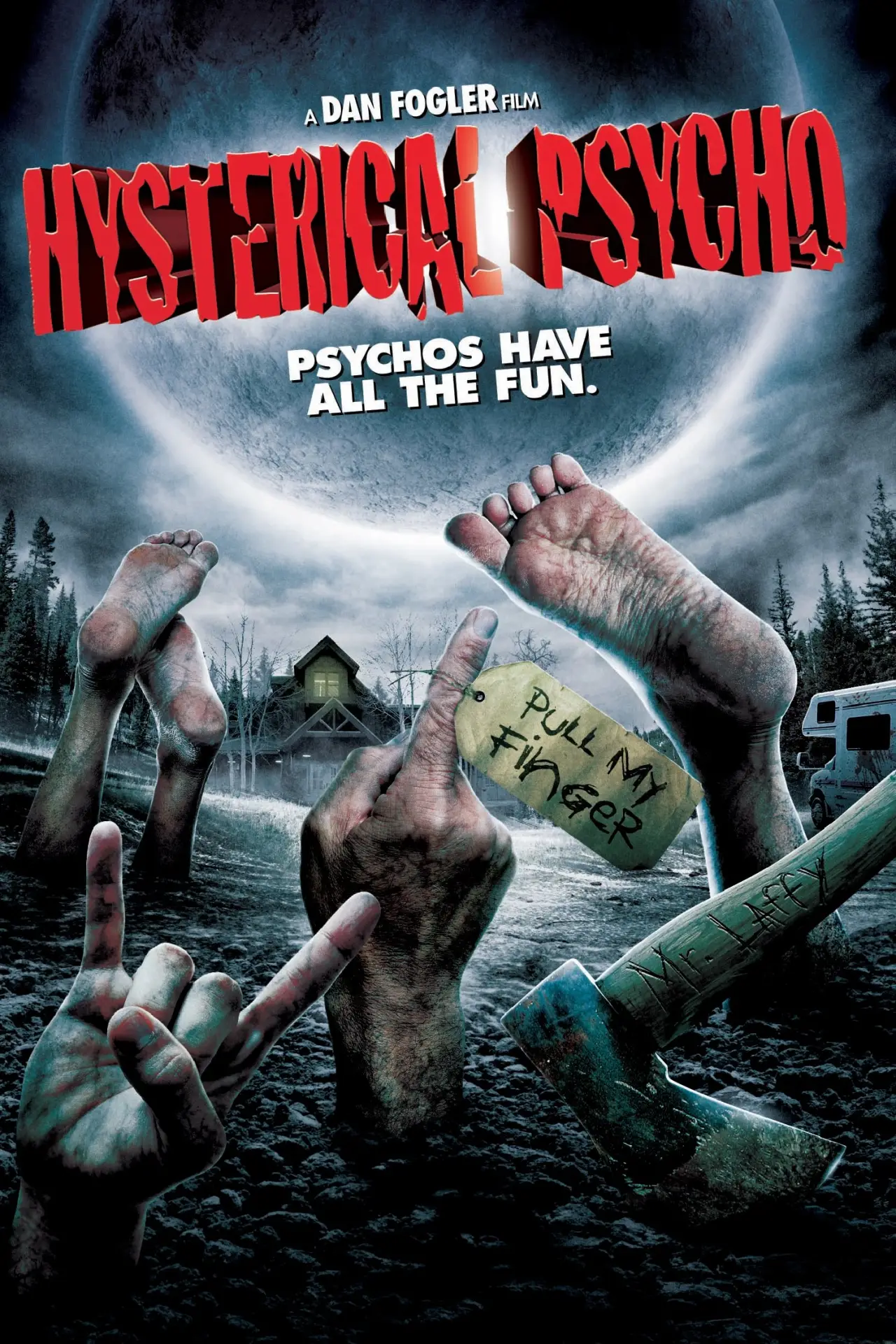 Plakat filmowy "Hysterical Psycho"