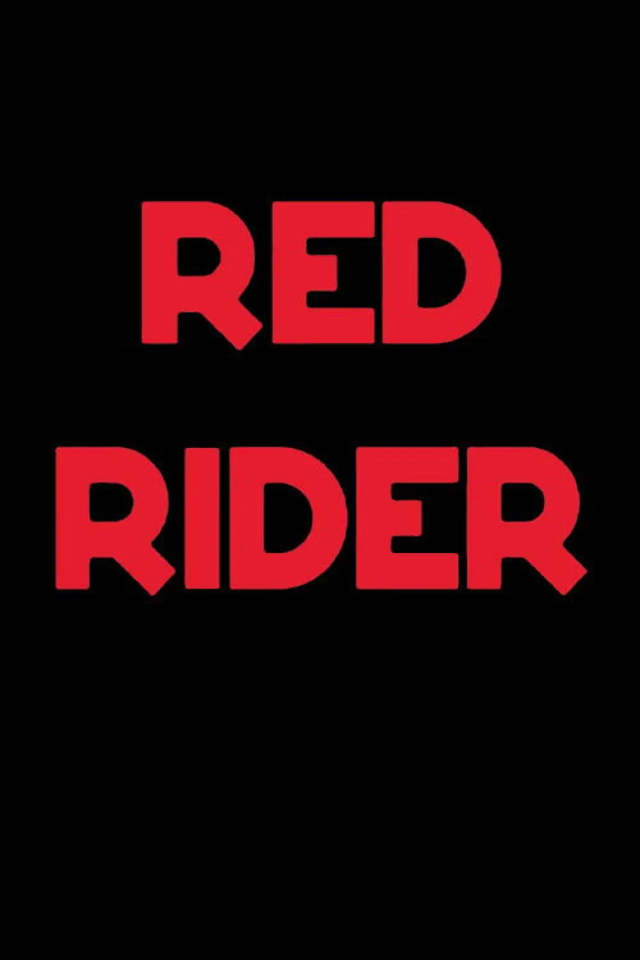 Plakat filmowy "Red Rider"