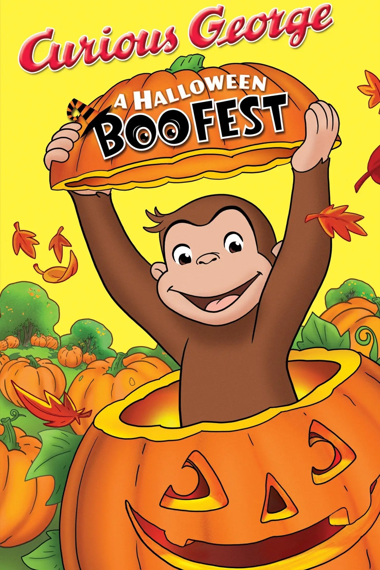 Plakat filmowy "Ciekawski George I Halloweenowy Festiwal Strachów"