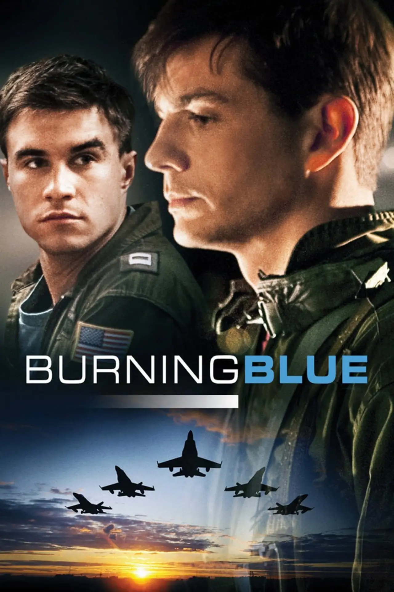 Plakat filmowy "Burning Blue"