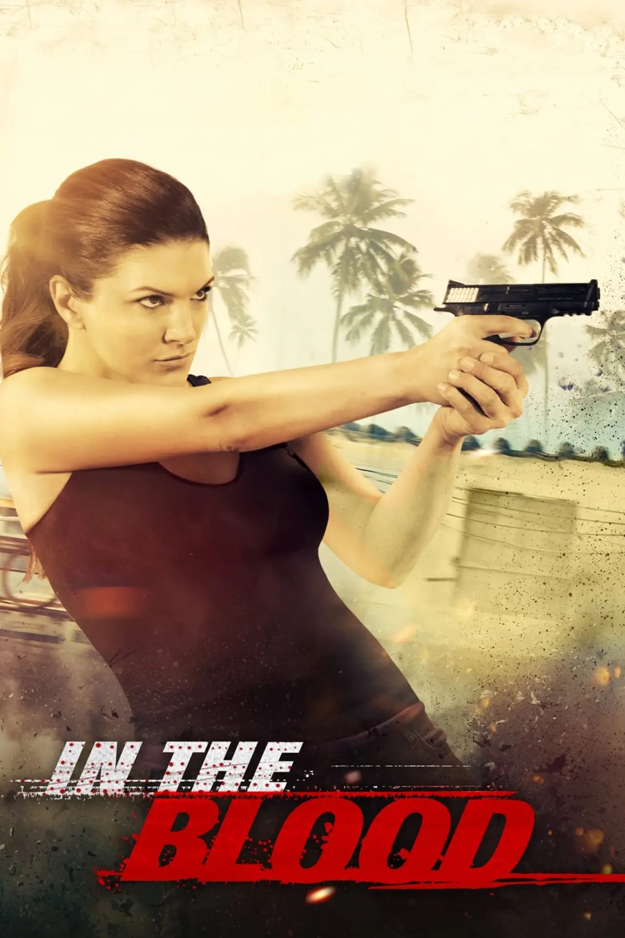 Plakat filmowy "We krwi"