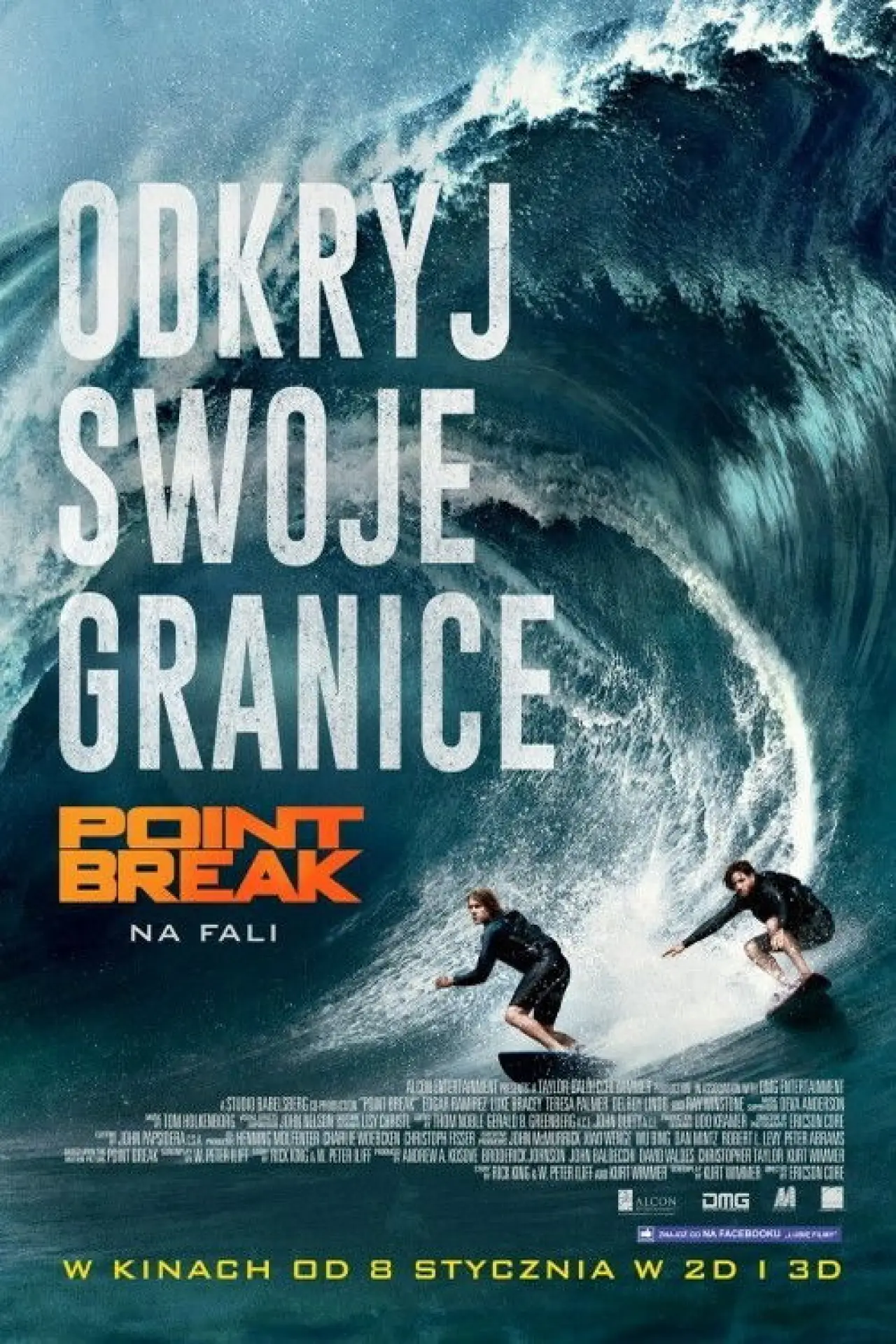 Plakat filmowy "Point Break - Na fali"