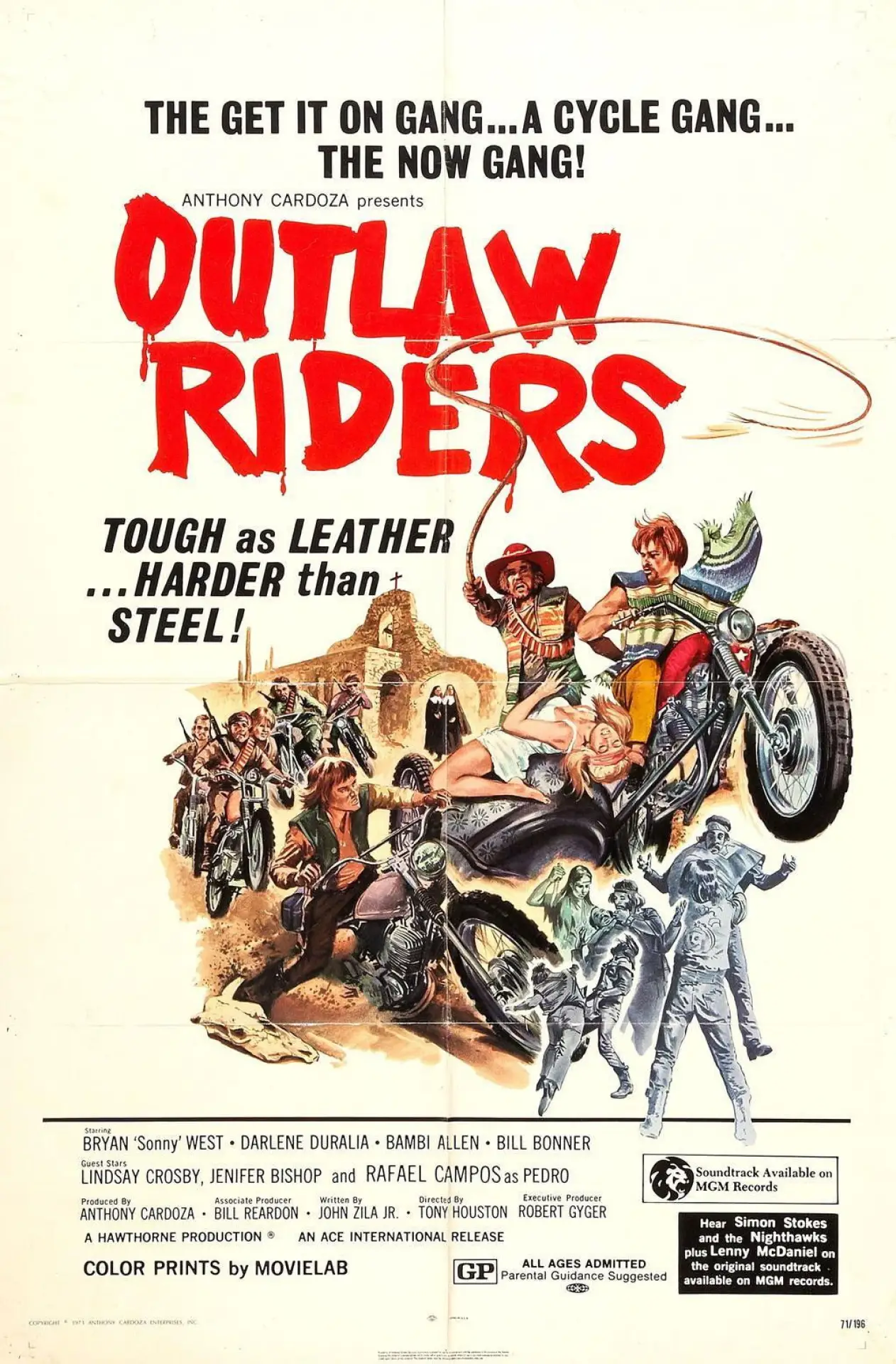 Plakat filmowy "Outlaw Riders"