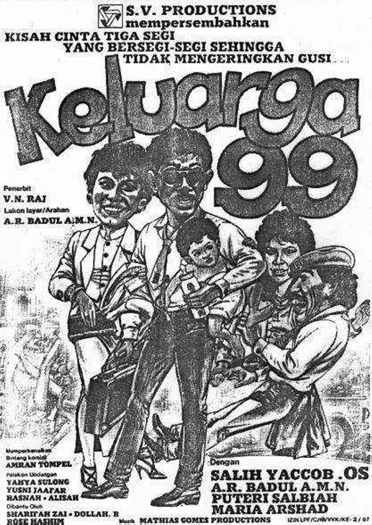 Plakat filmowy "Keluarga 99"