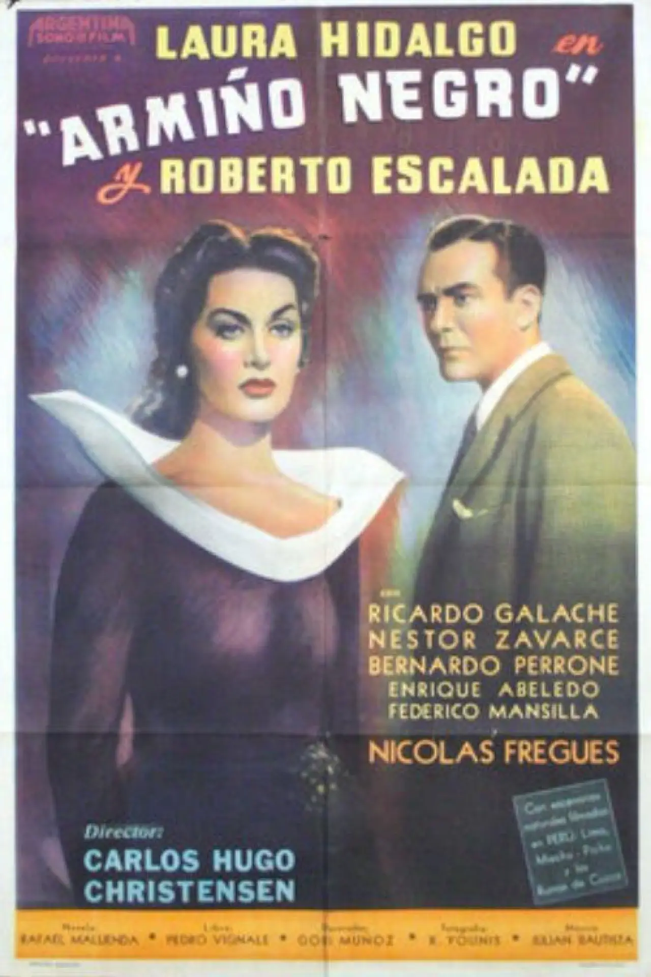 Plakat filmowy "Armiño negro"